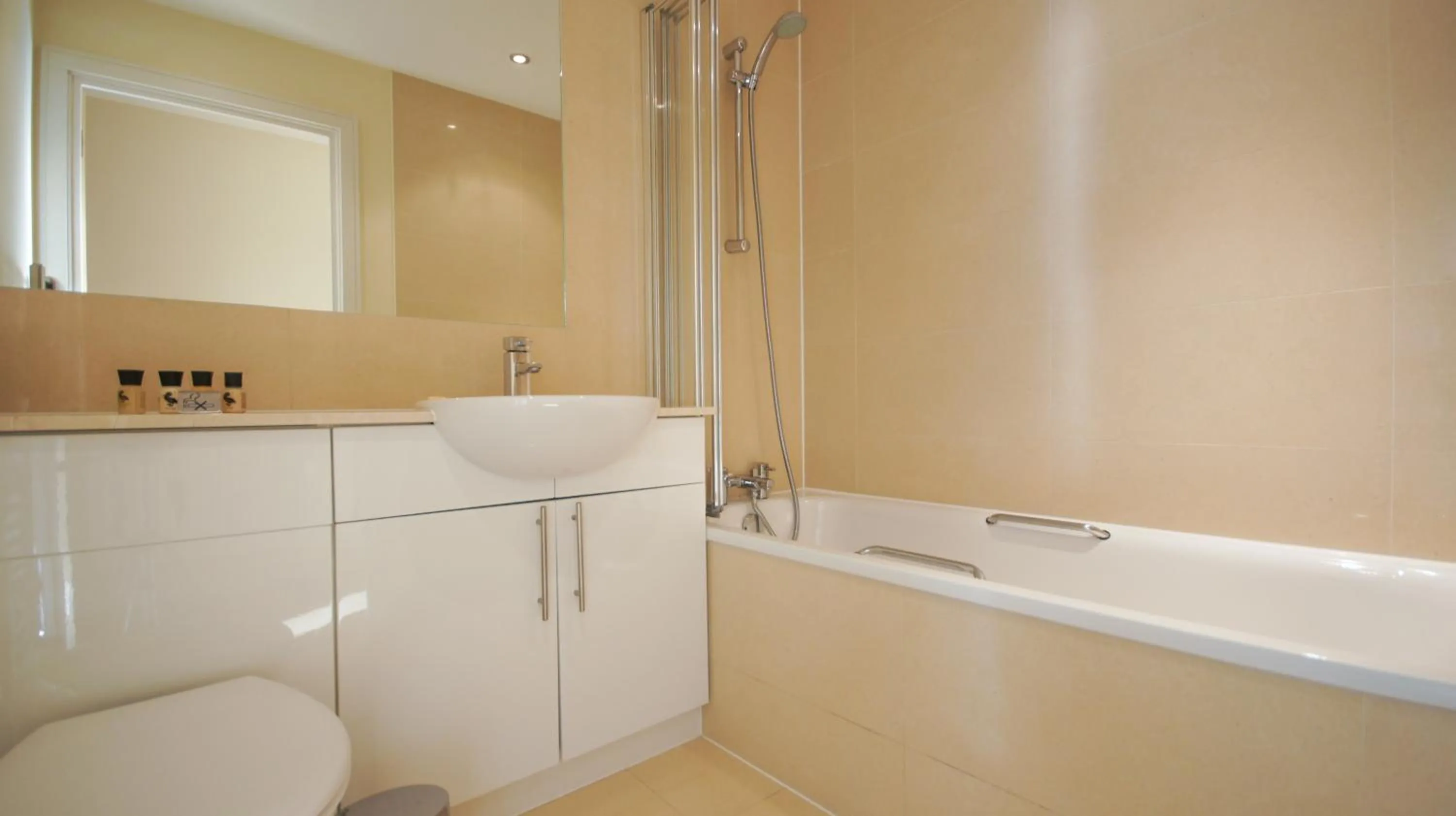 Bathroom in Crompton Court Apartments