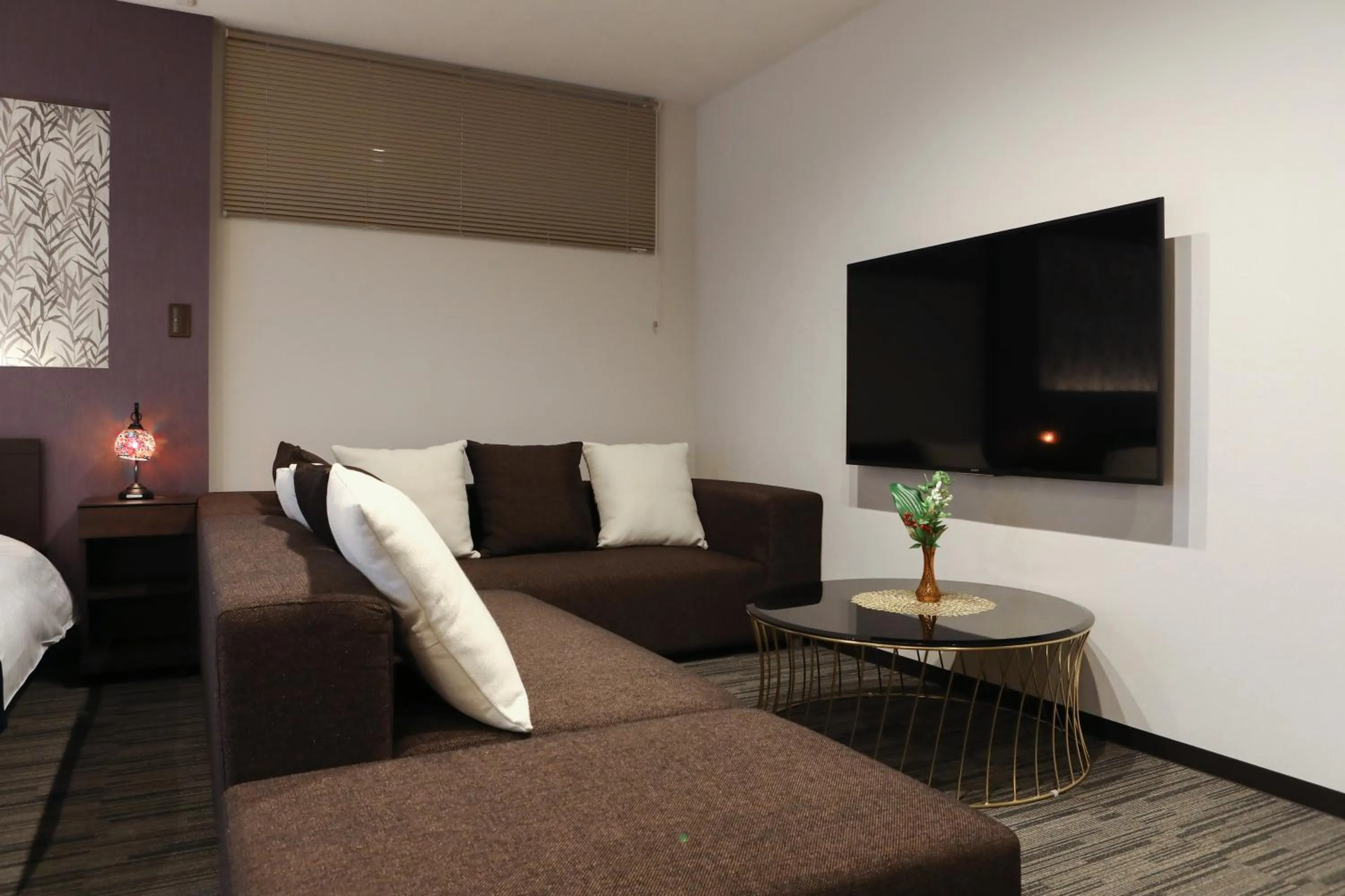 Photo of the whole room, Bed in GRAND BASE Hakata