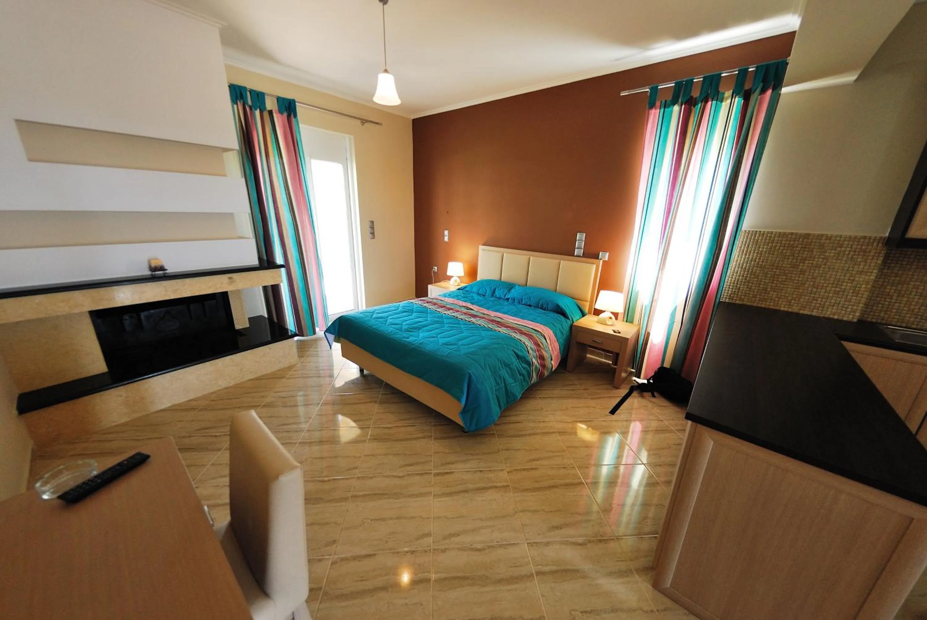 Bed in Antonios Village Hotel & Apartments