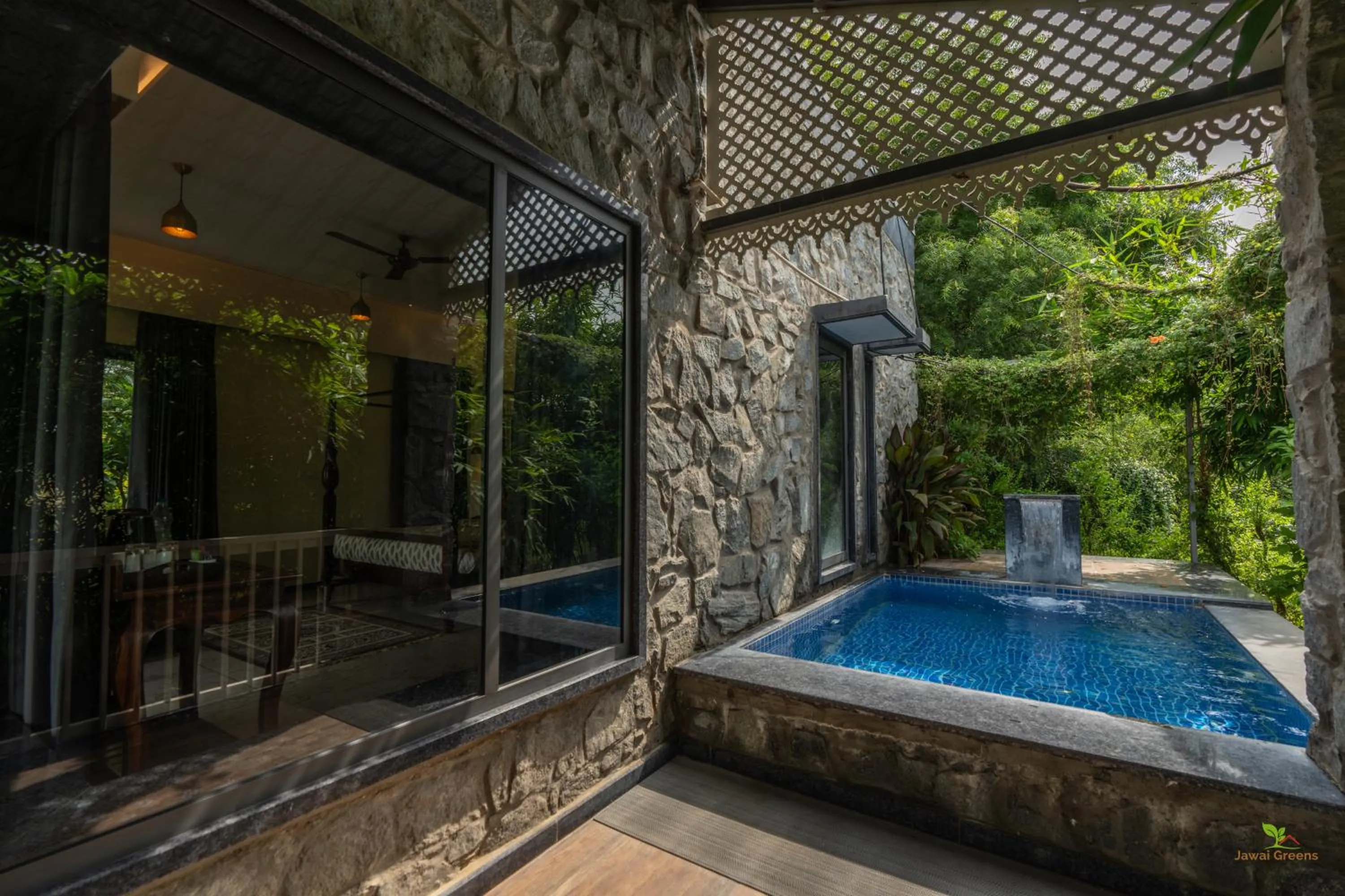 King Room with Pool View in Jawai Greens