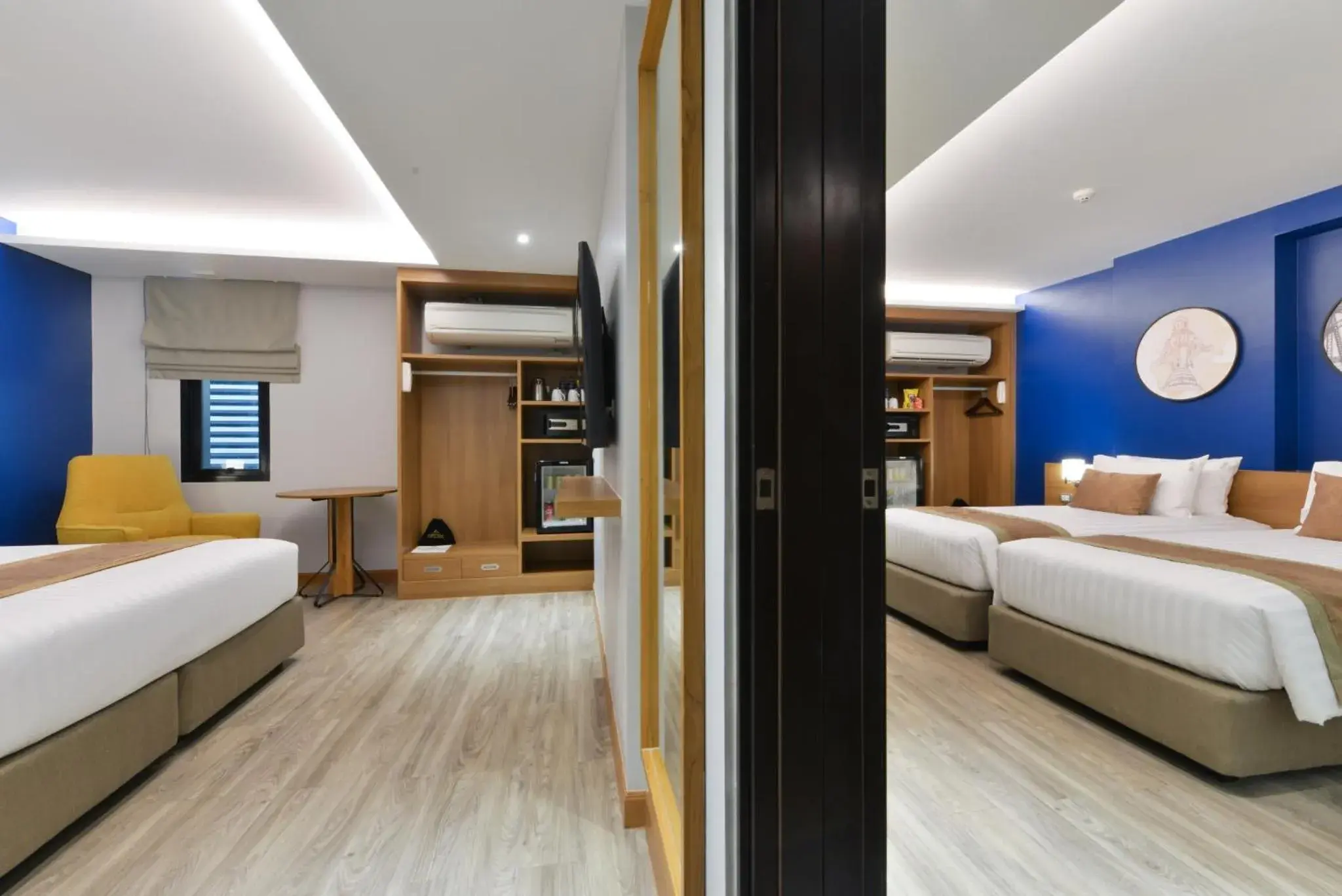 Bedroom, Bed in Aspira One Sutthisan Bedroom, Bed in Aspira One Sutthisan