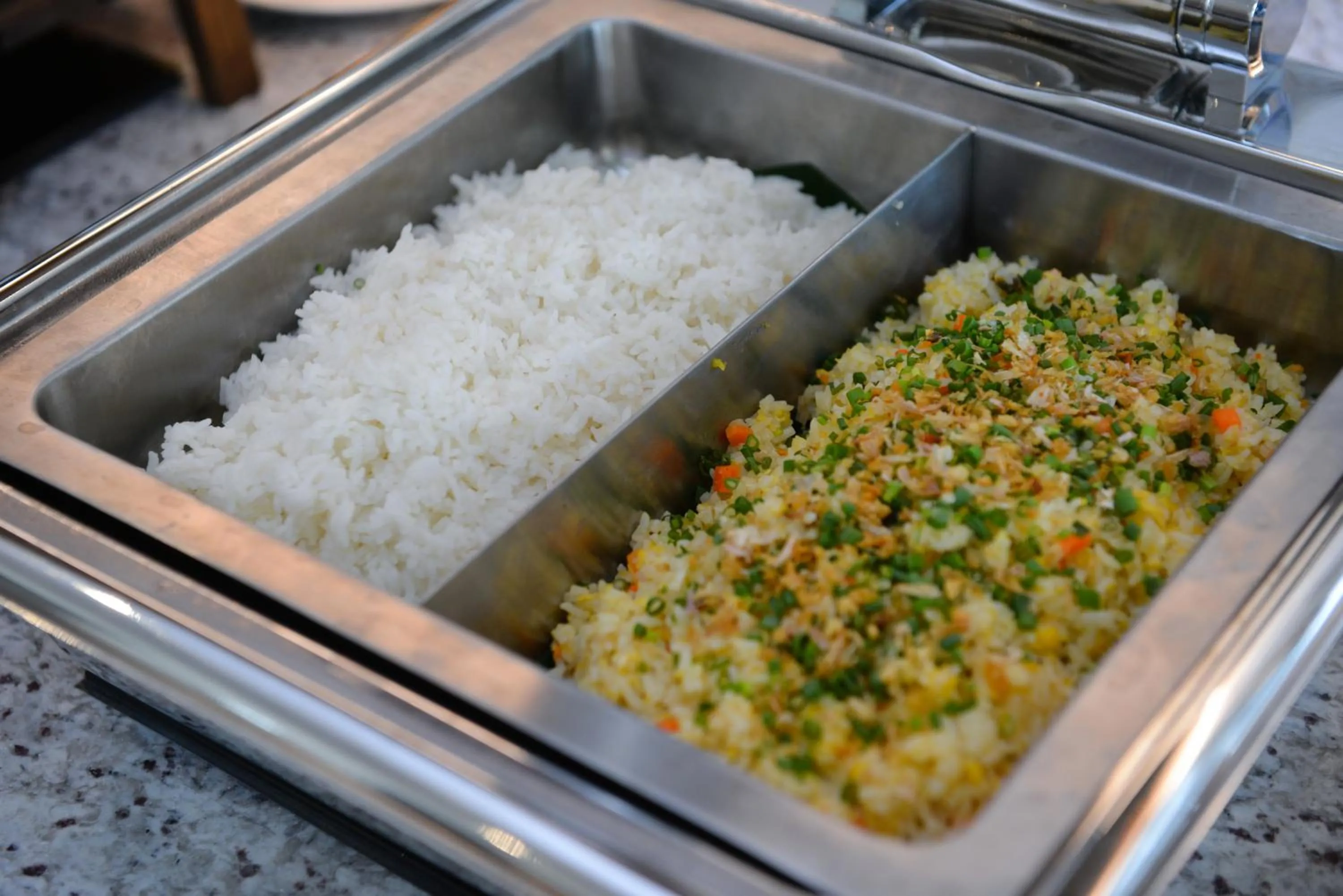 Buffet breakfast in Aspira One Sutthisan