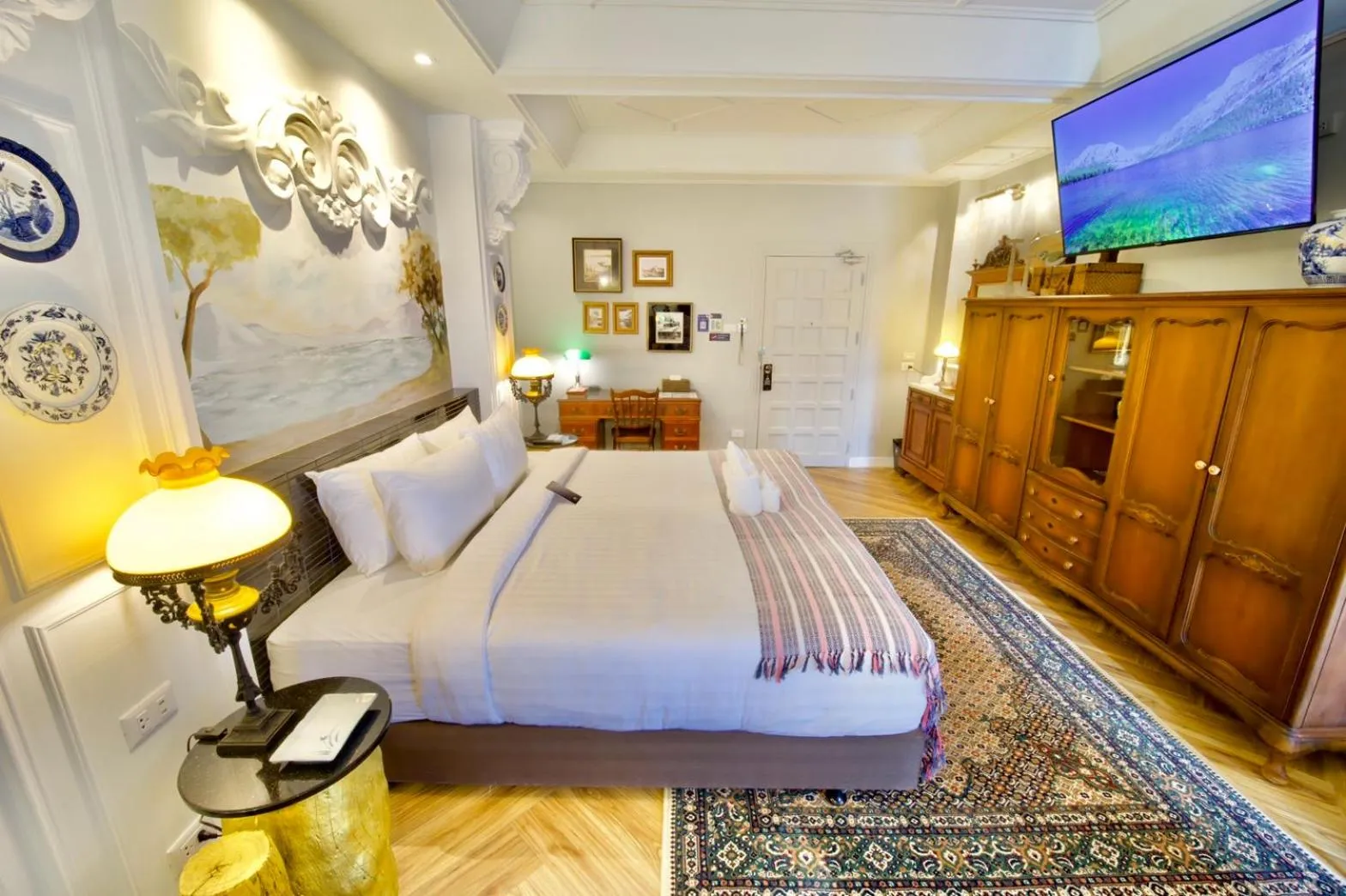 Bed in Yuu Hotel Ubon Ratchathani