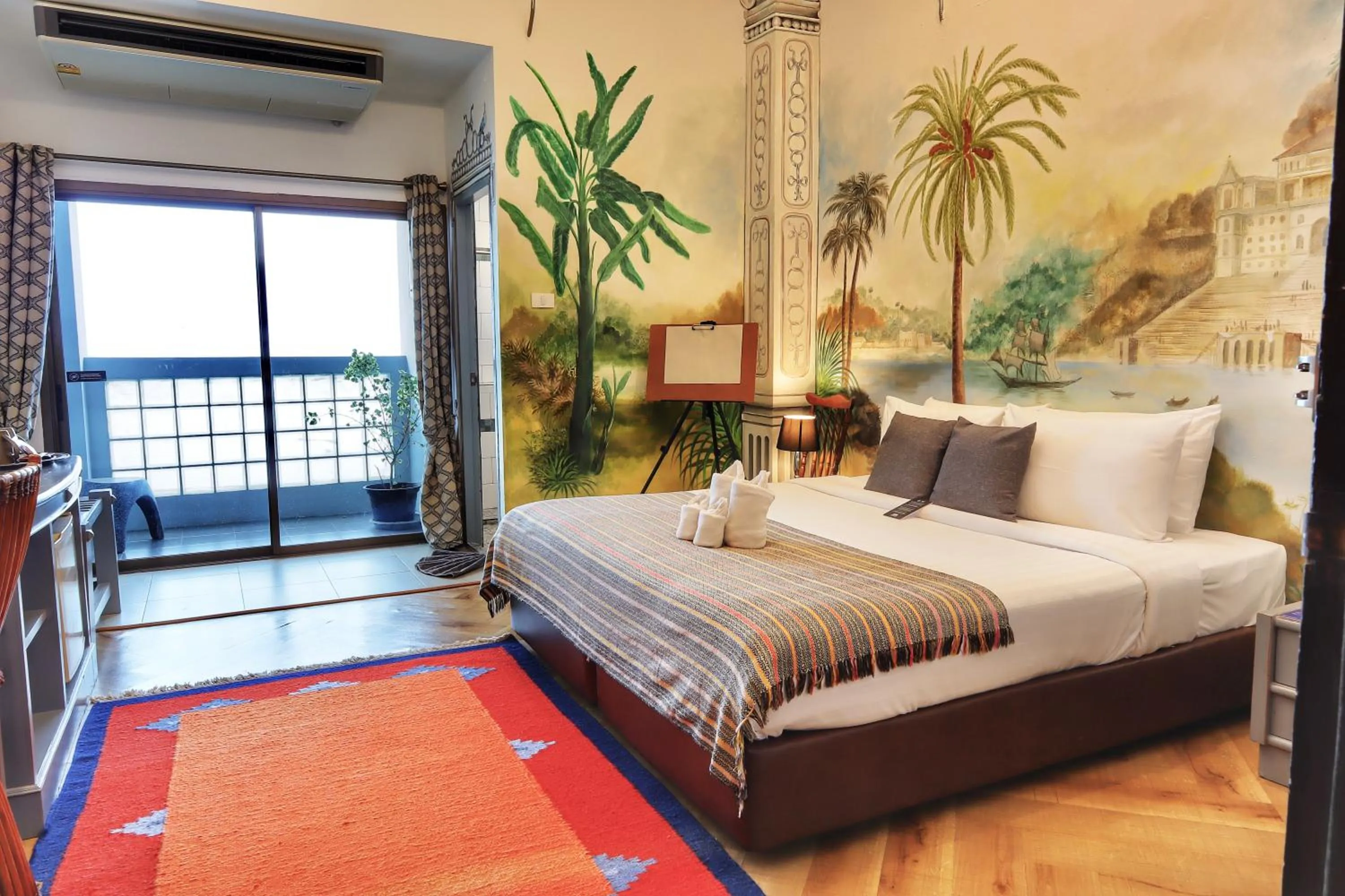 Bed in Yuu Hotel Ubon Ratchathani