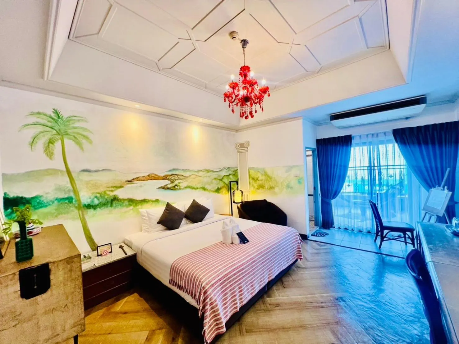 Photo of the whole room, Bed in Yuu Hotel Ubon Ratchathani