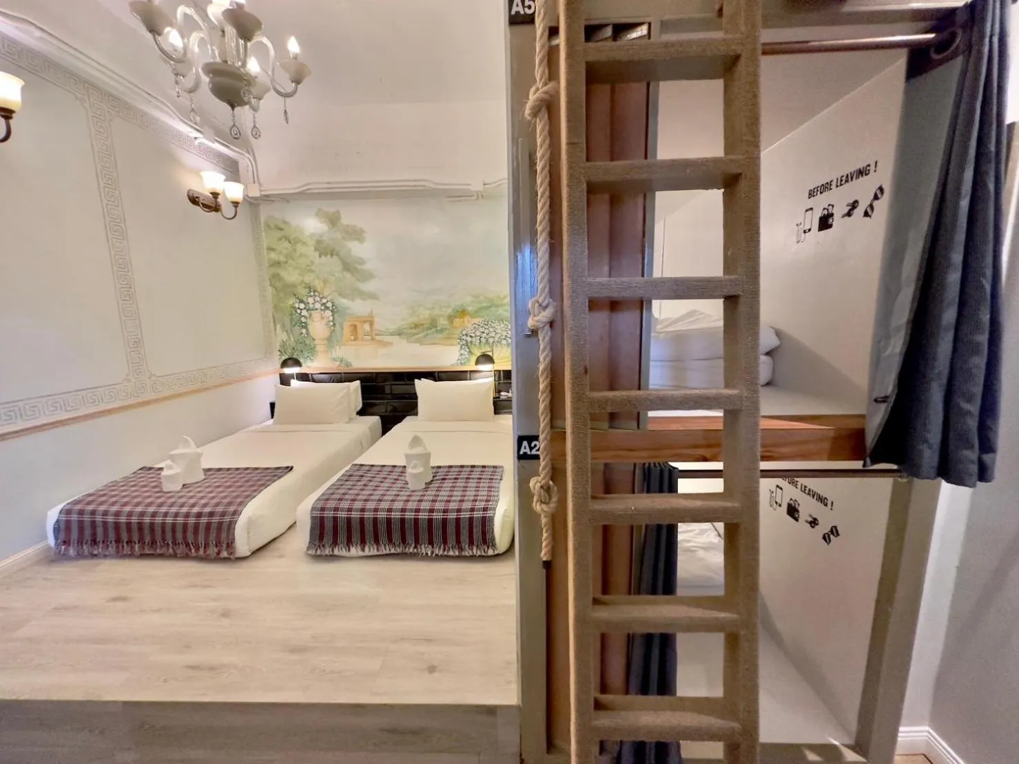 Bed in Yuu Hotel Ubon Ratchathani