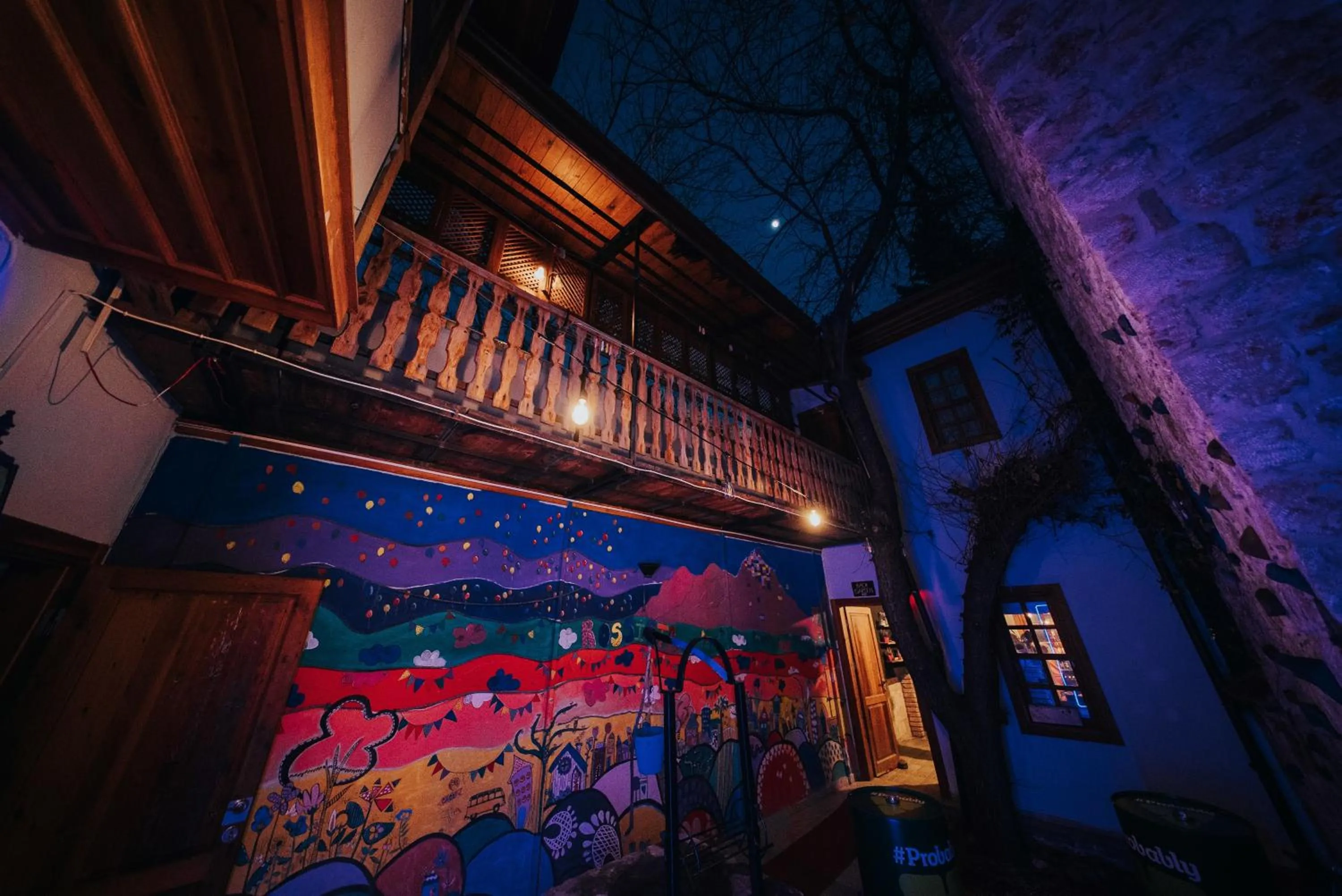 Property building in Kuyu Beergarden Hostel