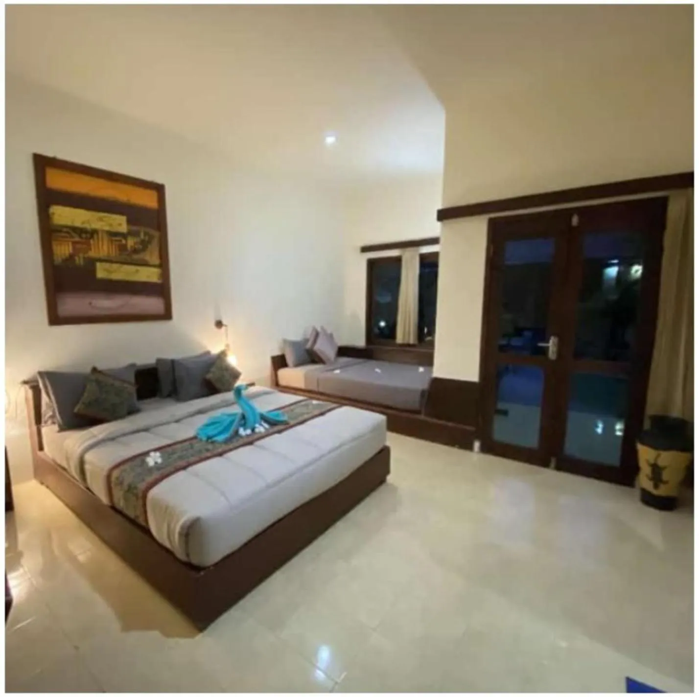 Bed in D'Gilian Bungalow