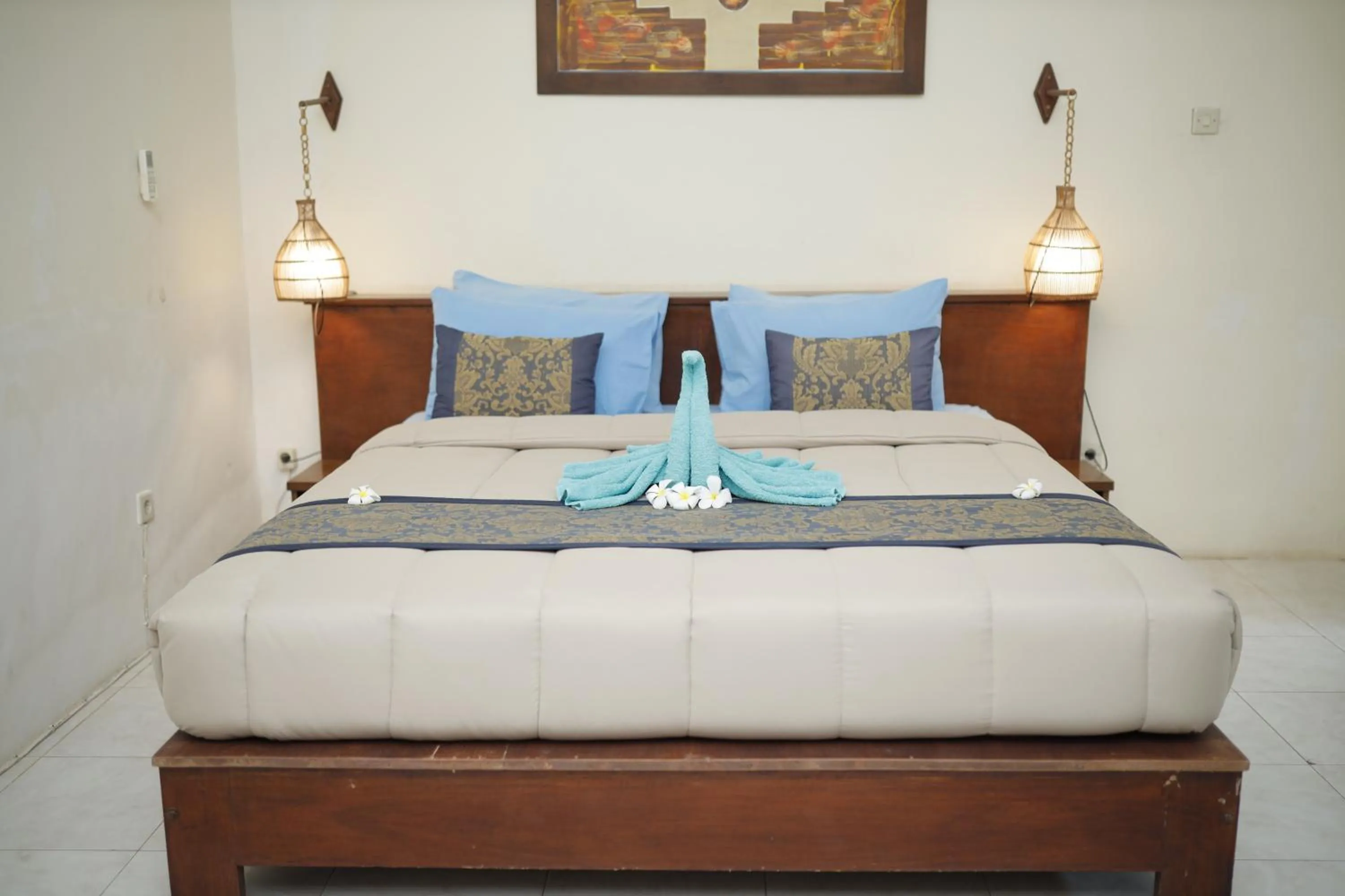 Bed in D'Gilian Bungalow