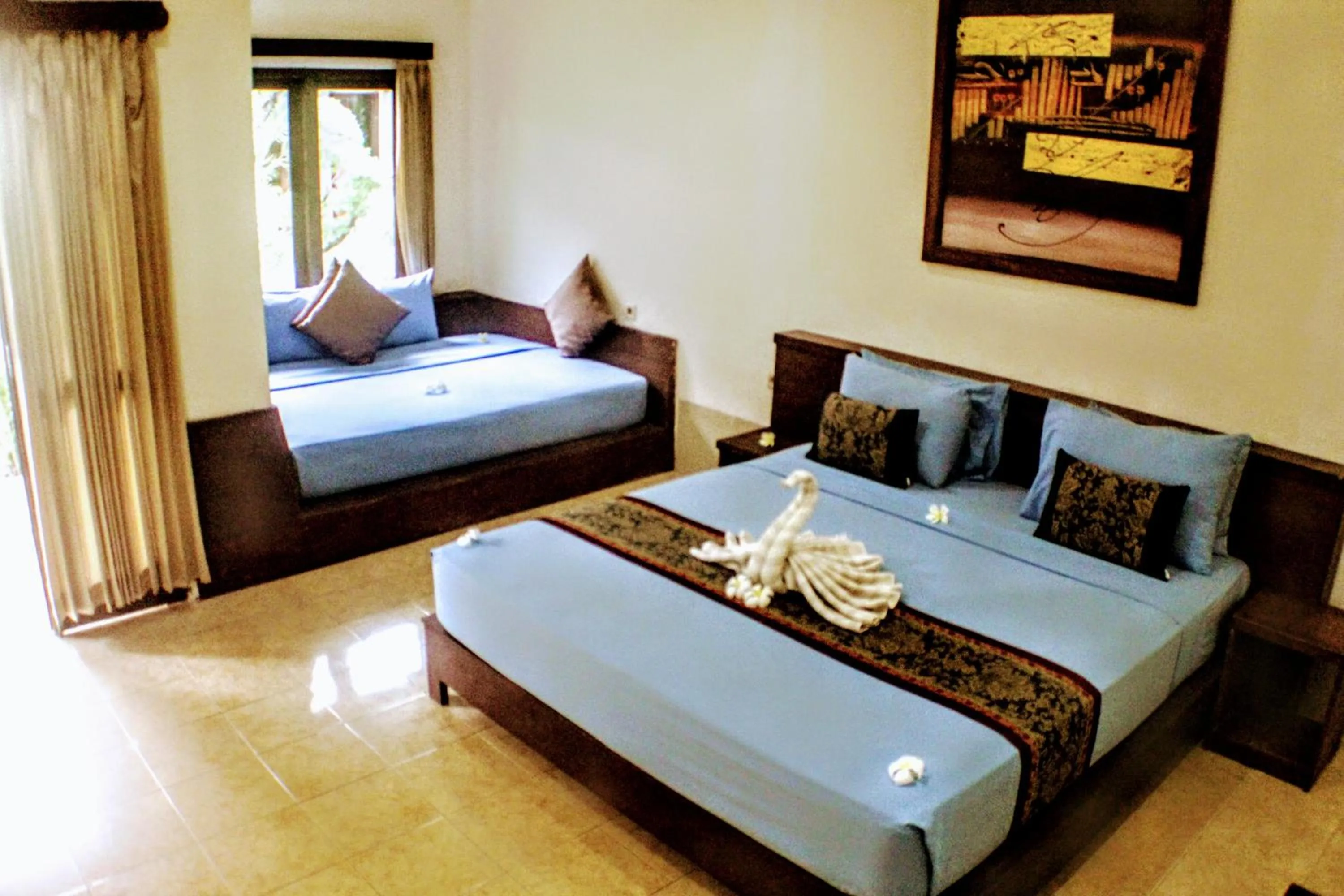 Bed in D'Gilian Bungalow