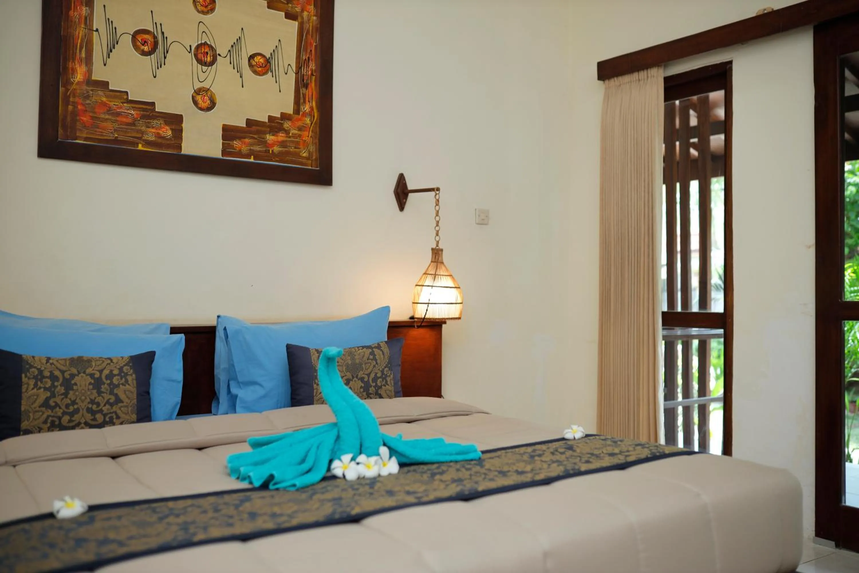 Bed in D'Gilian Bungalow
