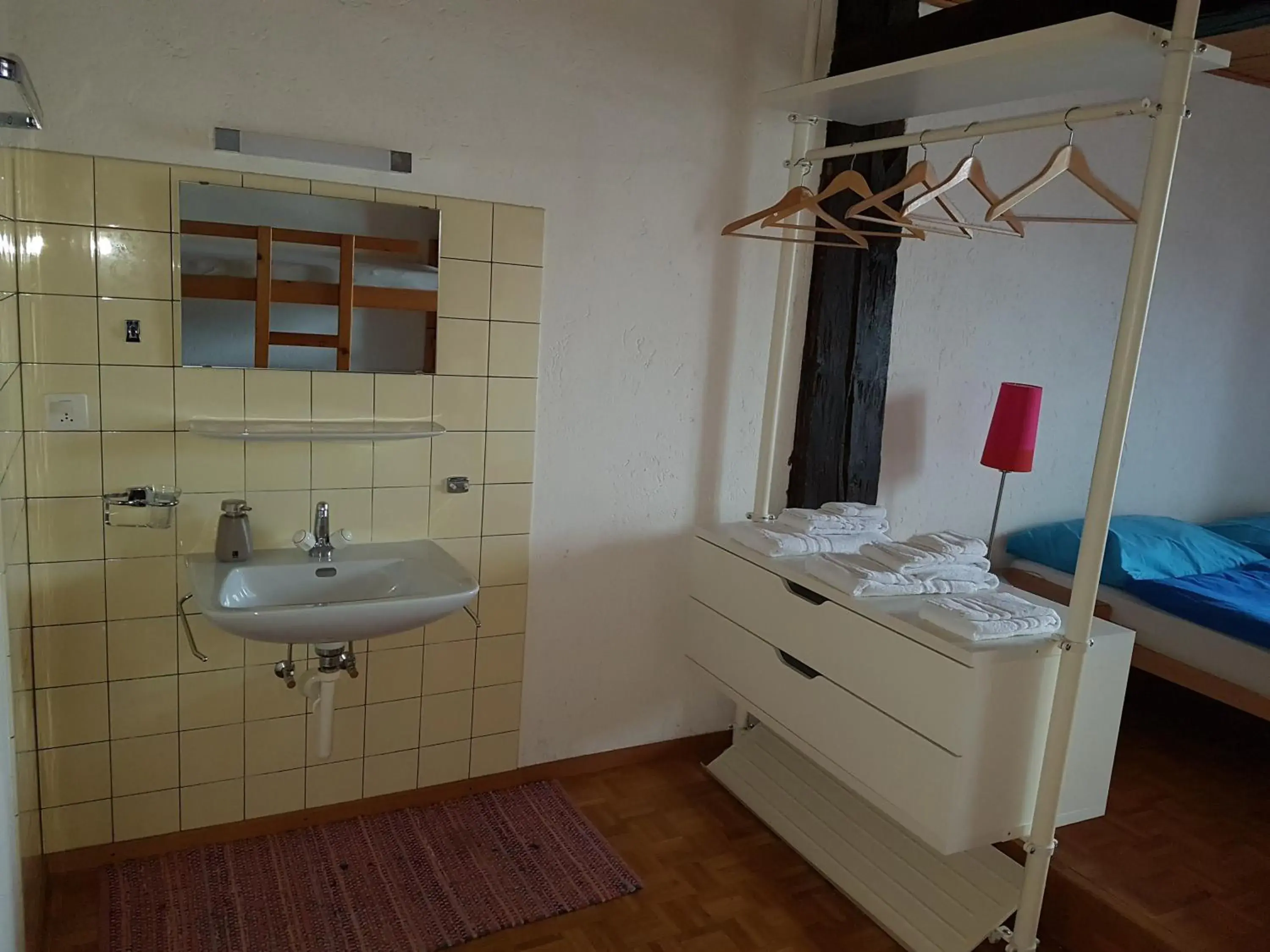 Quadruple Room with Shared Bathroom - single occupancy in Auberge de la Couronne Quadruple Room with Shared Bathroom - single occupancy in Auberge de la Couronne