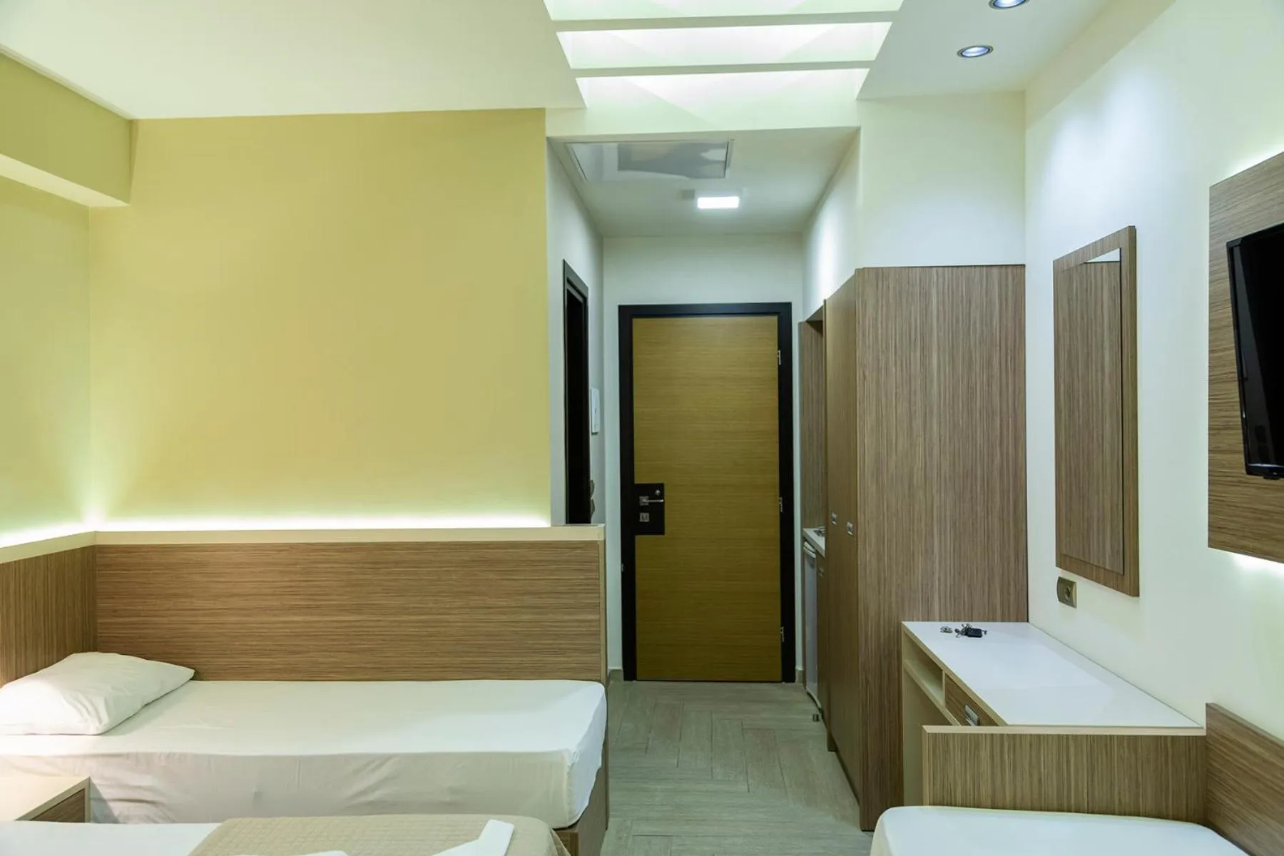 Bed in Dafni Plus Hotel