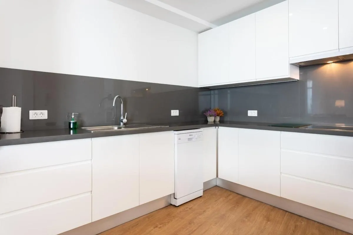 Kitchen or kitchenette in El Balcón del Muelle