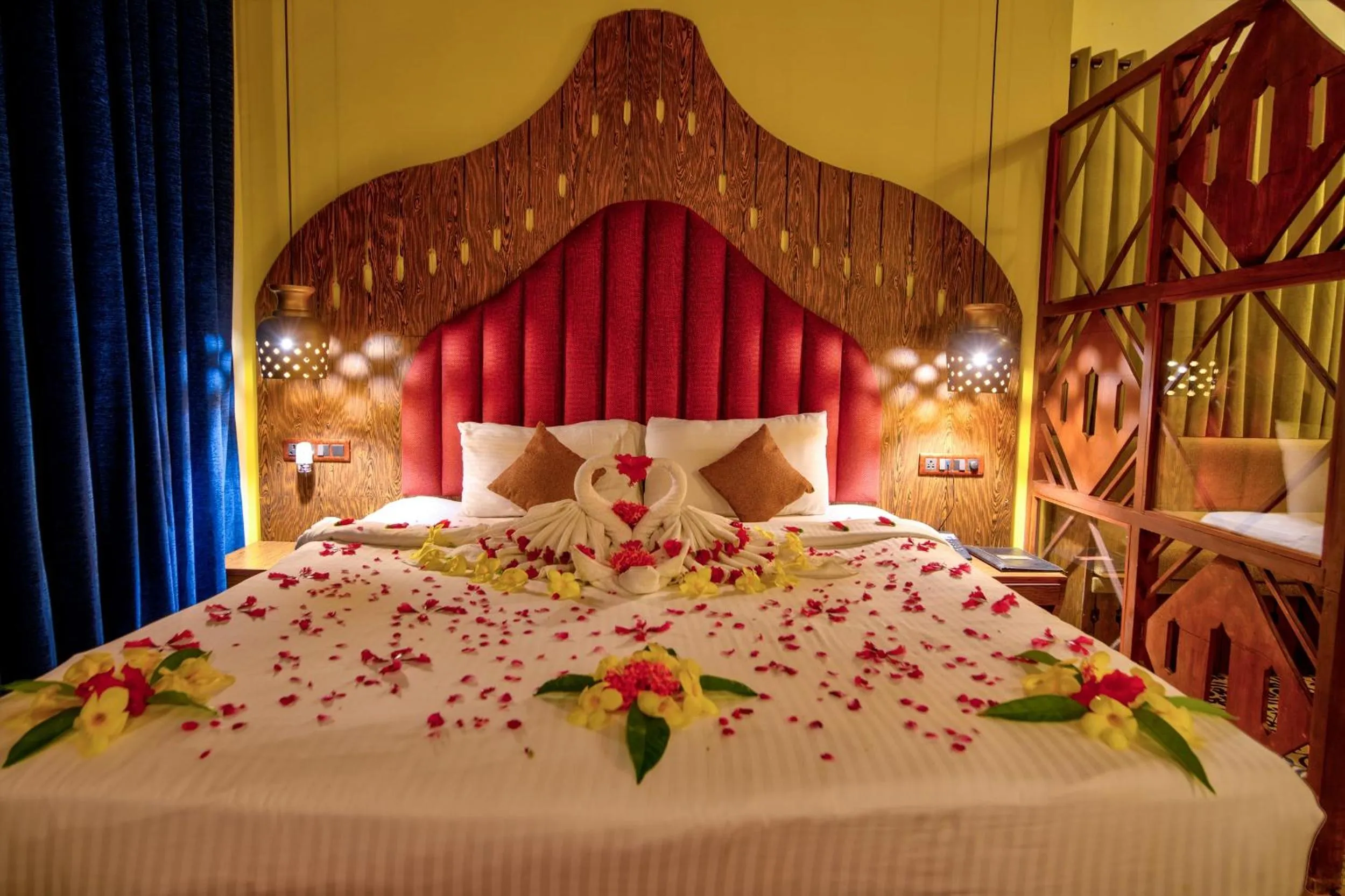 Bed in Silver Sand Village Resort