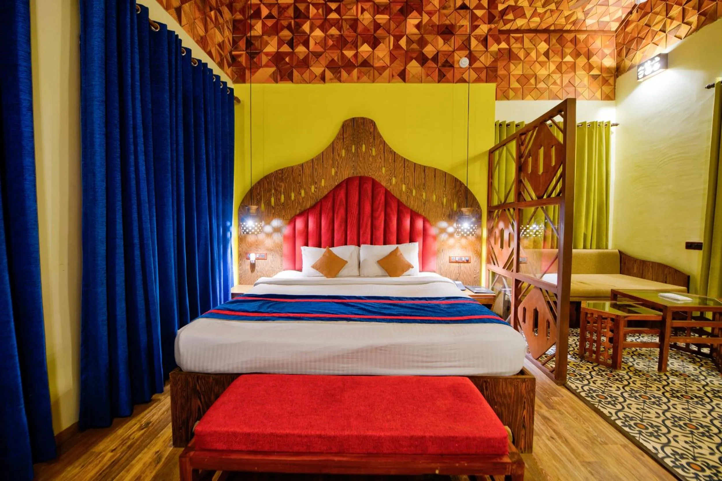 Bed in Silver Sand Village Resort