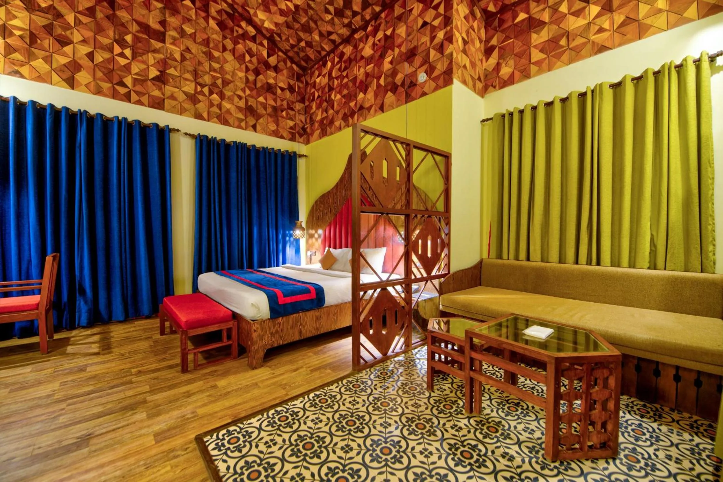 Bed in Silver Sand Village Resort