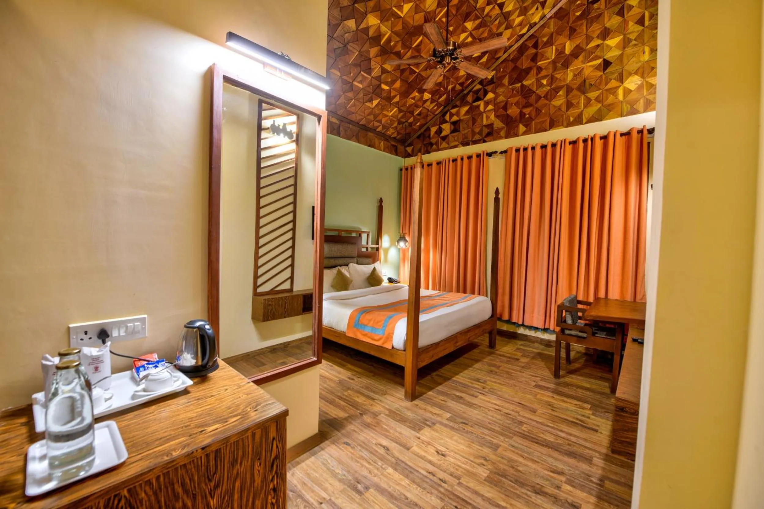 Bed in Silver Sand Village Resort