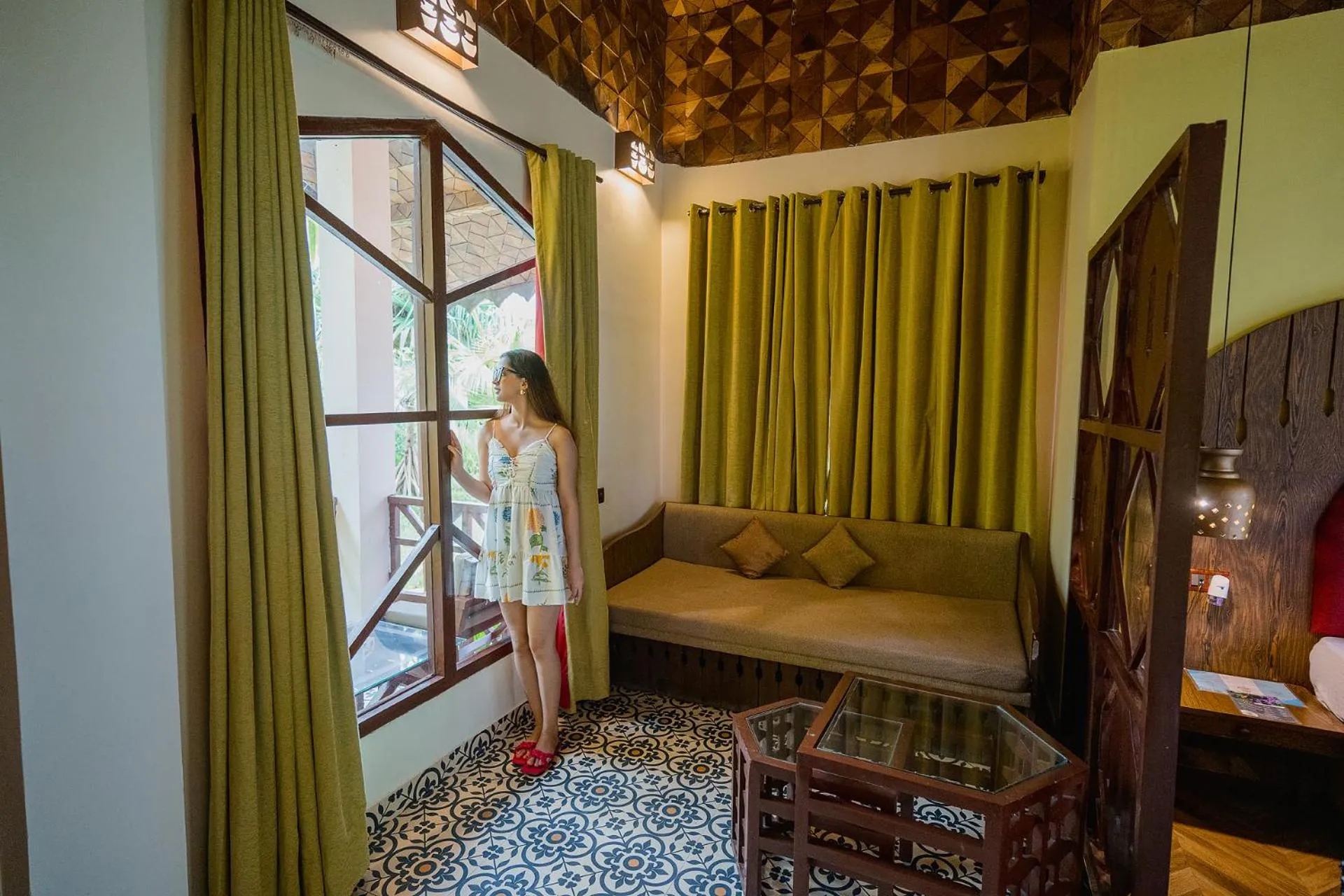 Bed in Silver Sand Village Resort