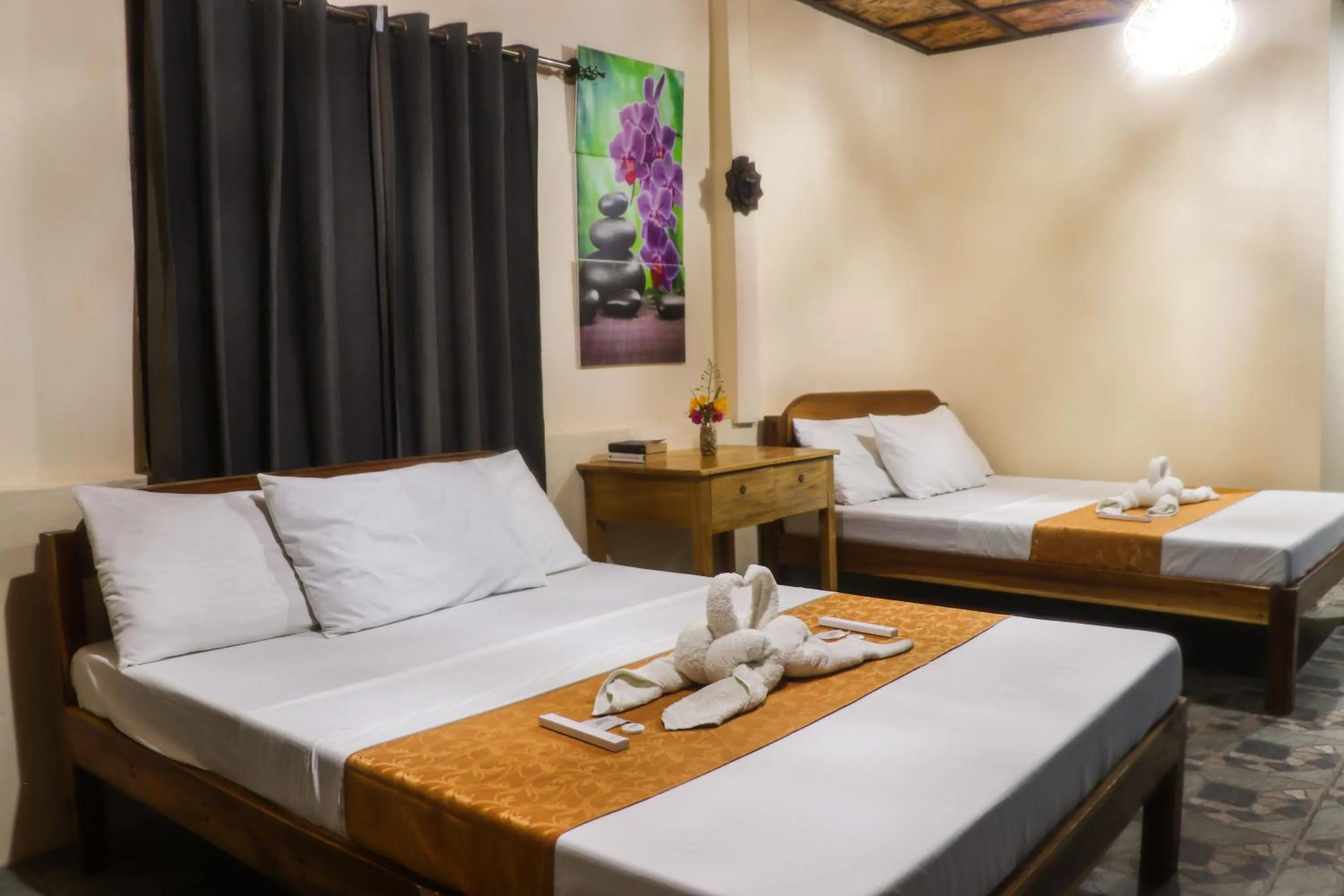 Bed in Mecaja Beach House