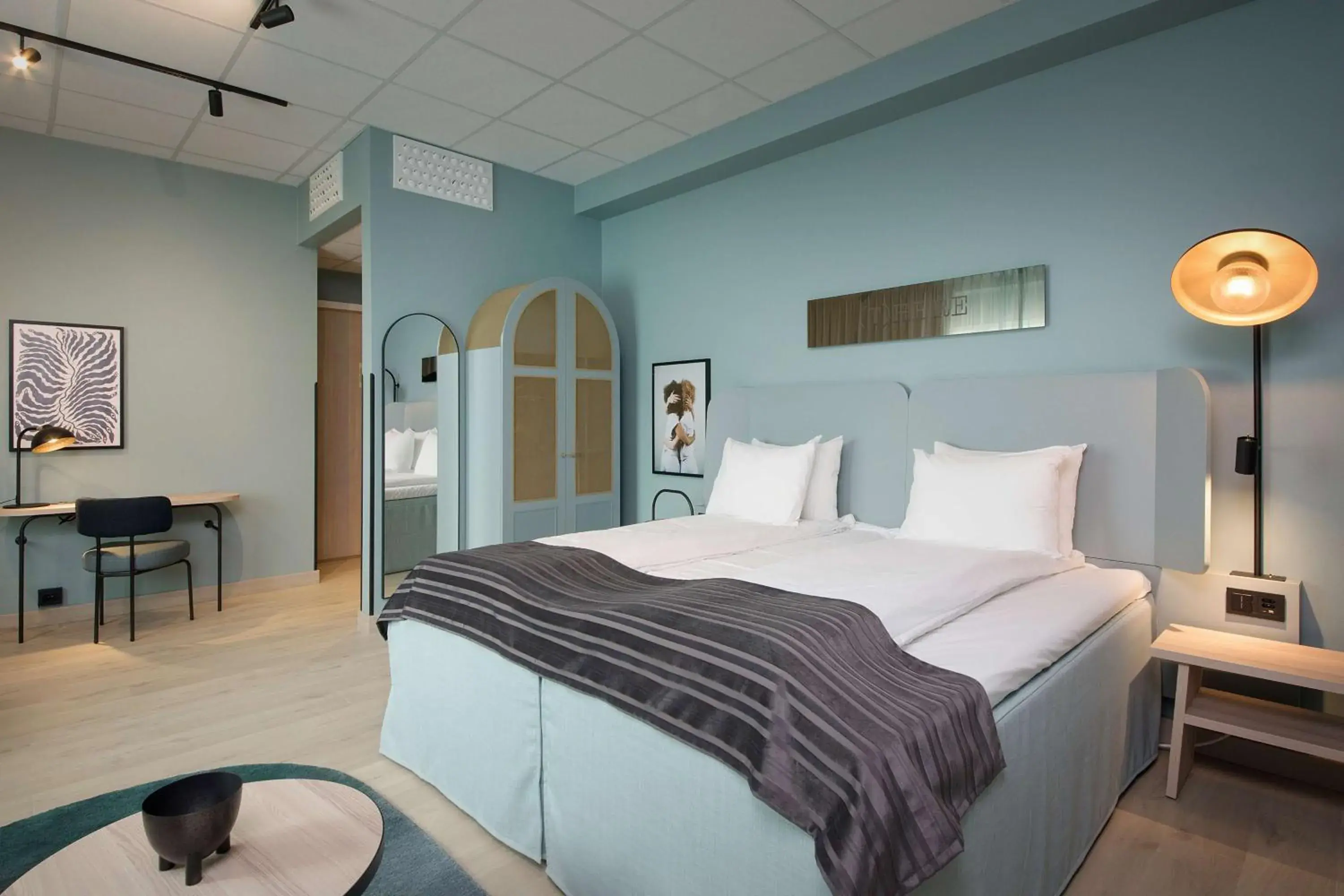 Bedroom, Bed in Scandic Sjølyst Bedroom, Bed in Scandic Sjølyst