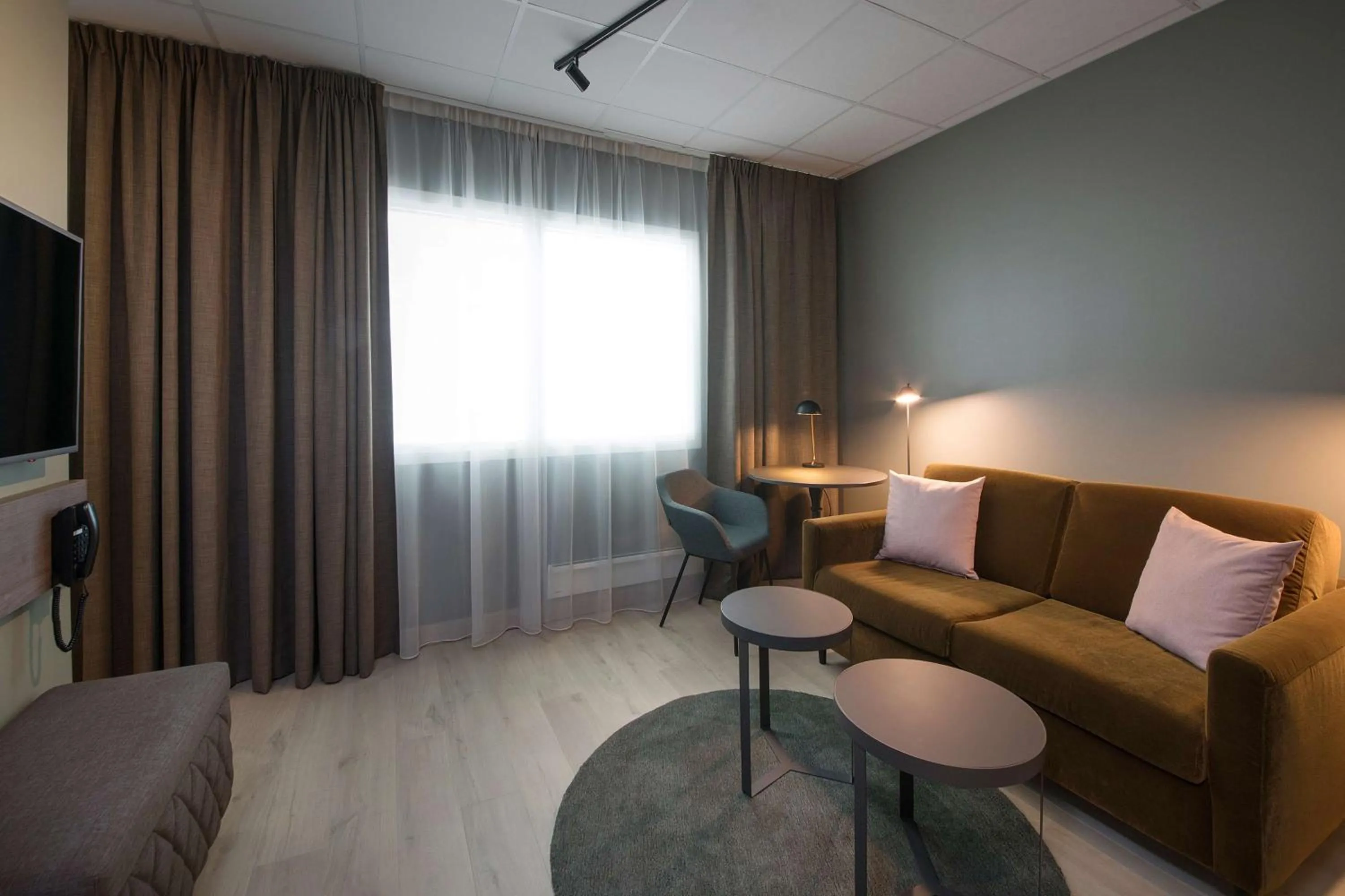 Bedroom in Scandic Sjølyst