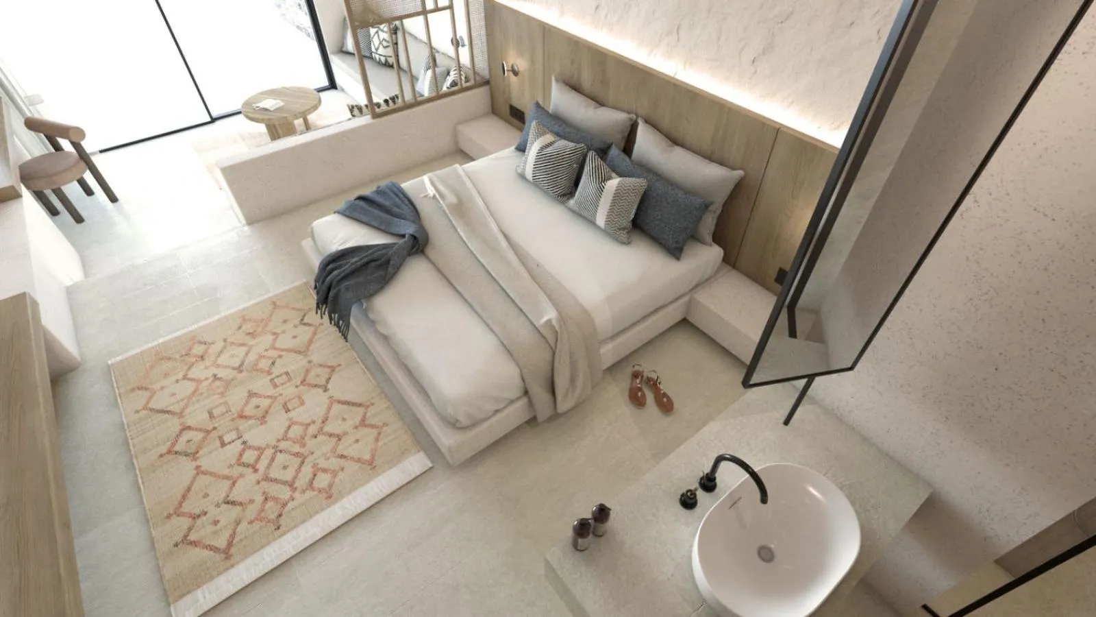 Bathroom in Casa Blu Boutique Hotel "by Checkin" Adults Only