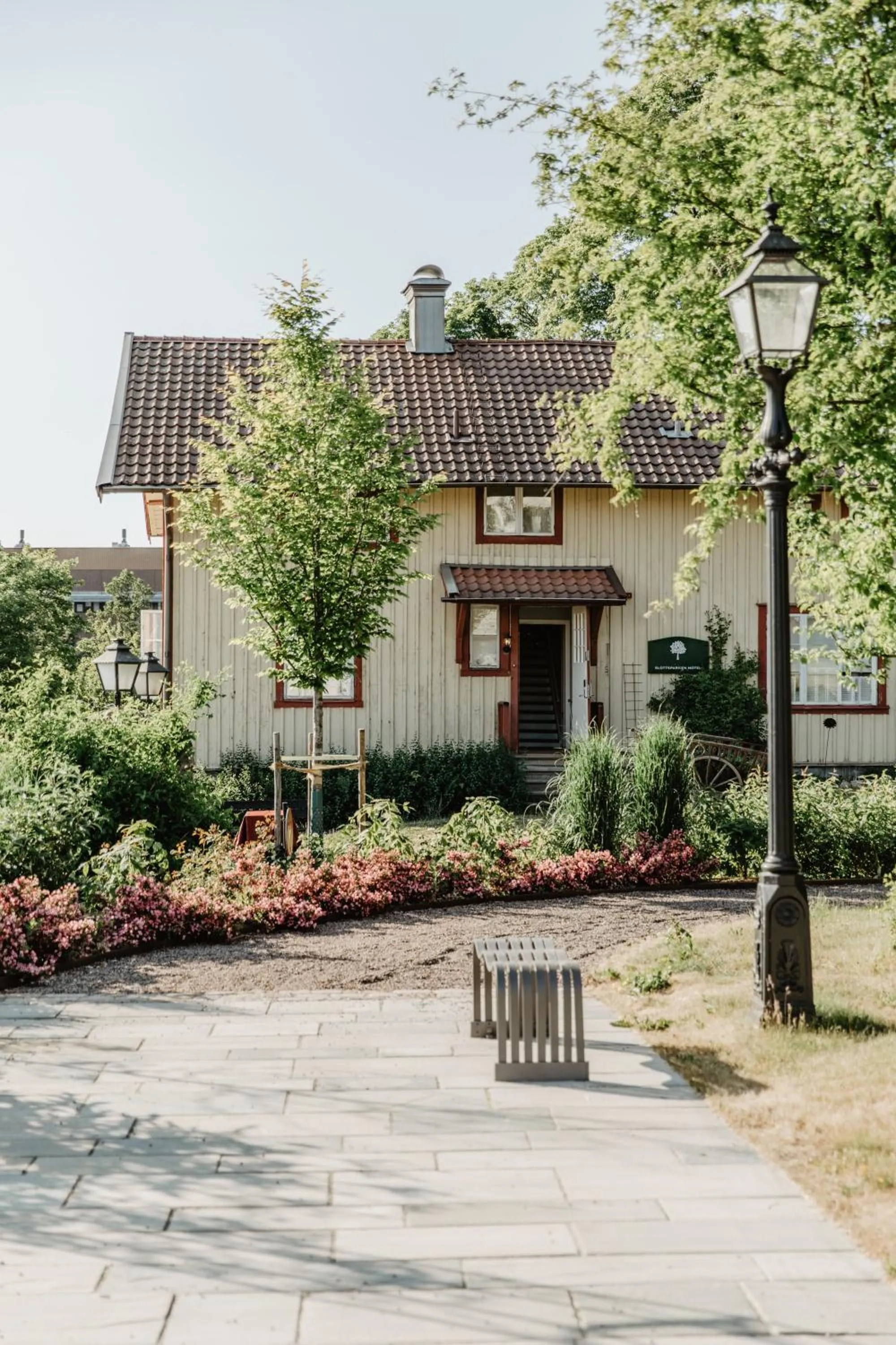 Facade/entrance in Slottsparken Motel