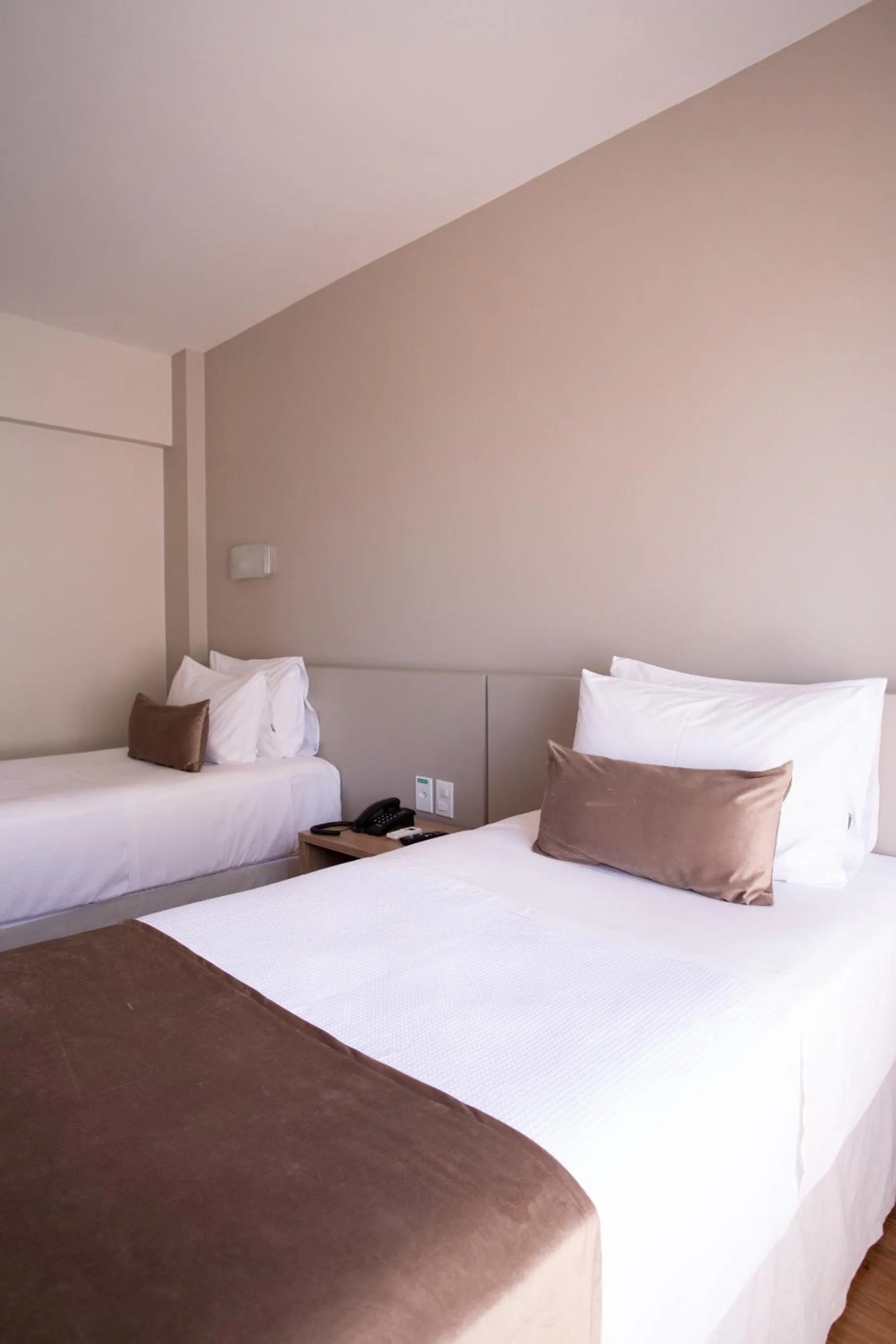 Bed in Jandaia Turismo Hotel