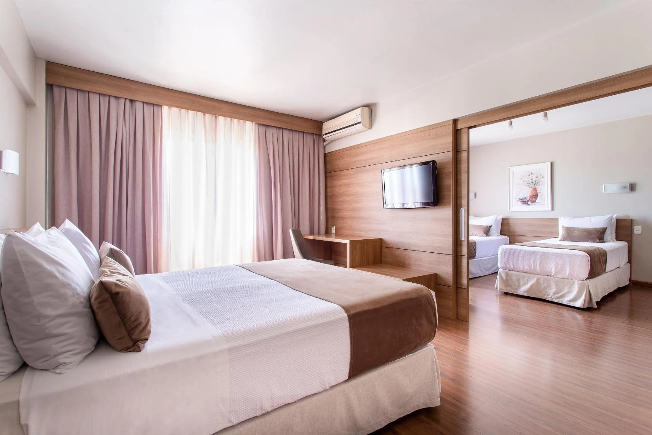 Bed in Jandaia Turismo Hotel