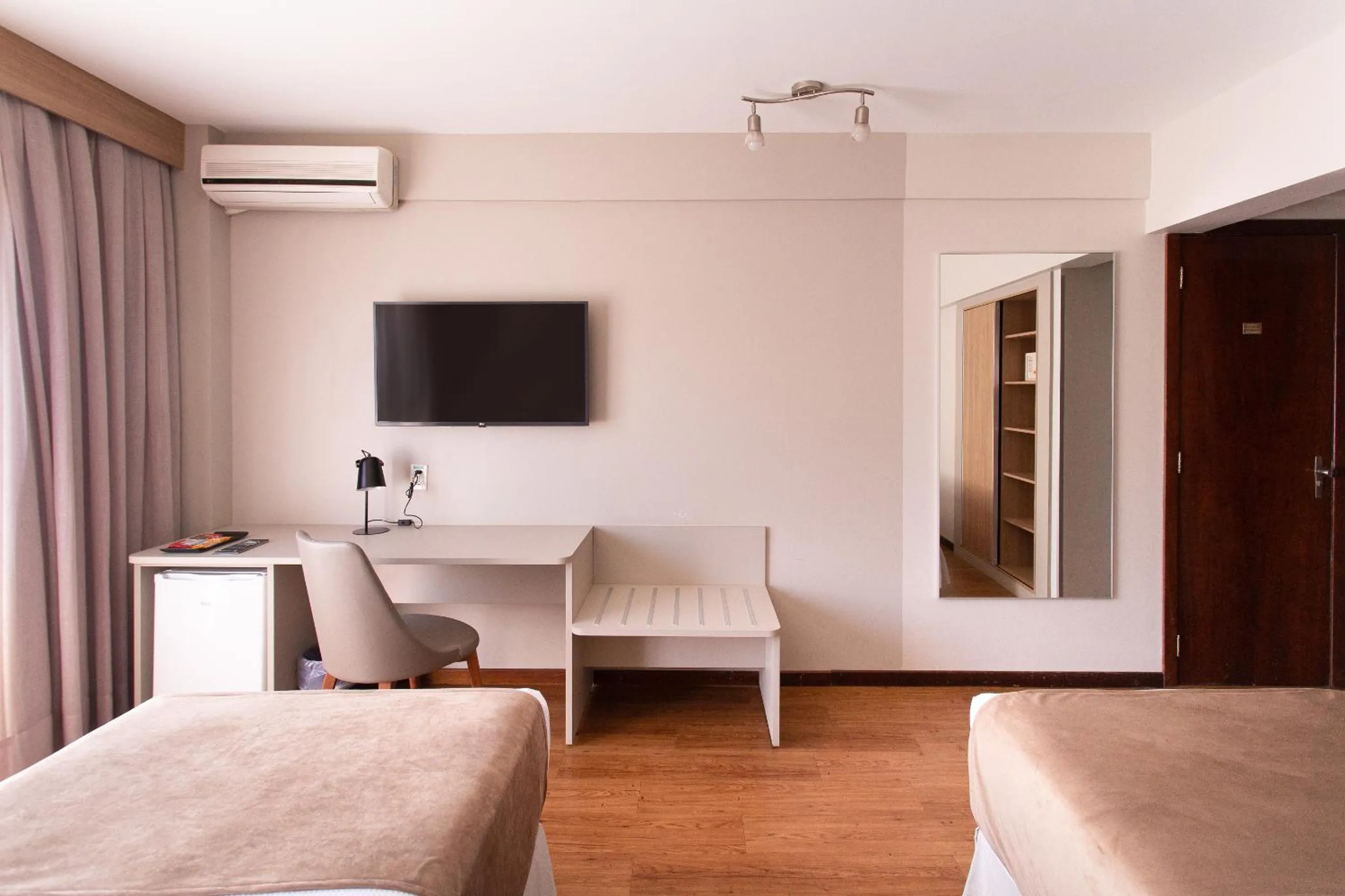 Bed in Jandaia Turismo Hotel