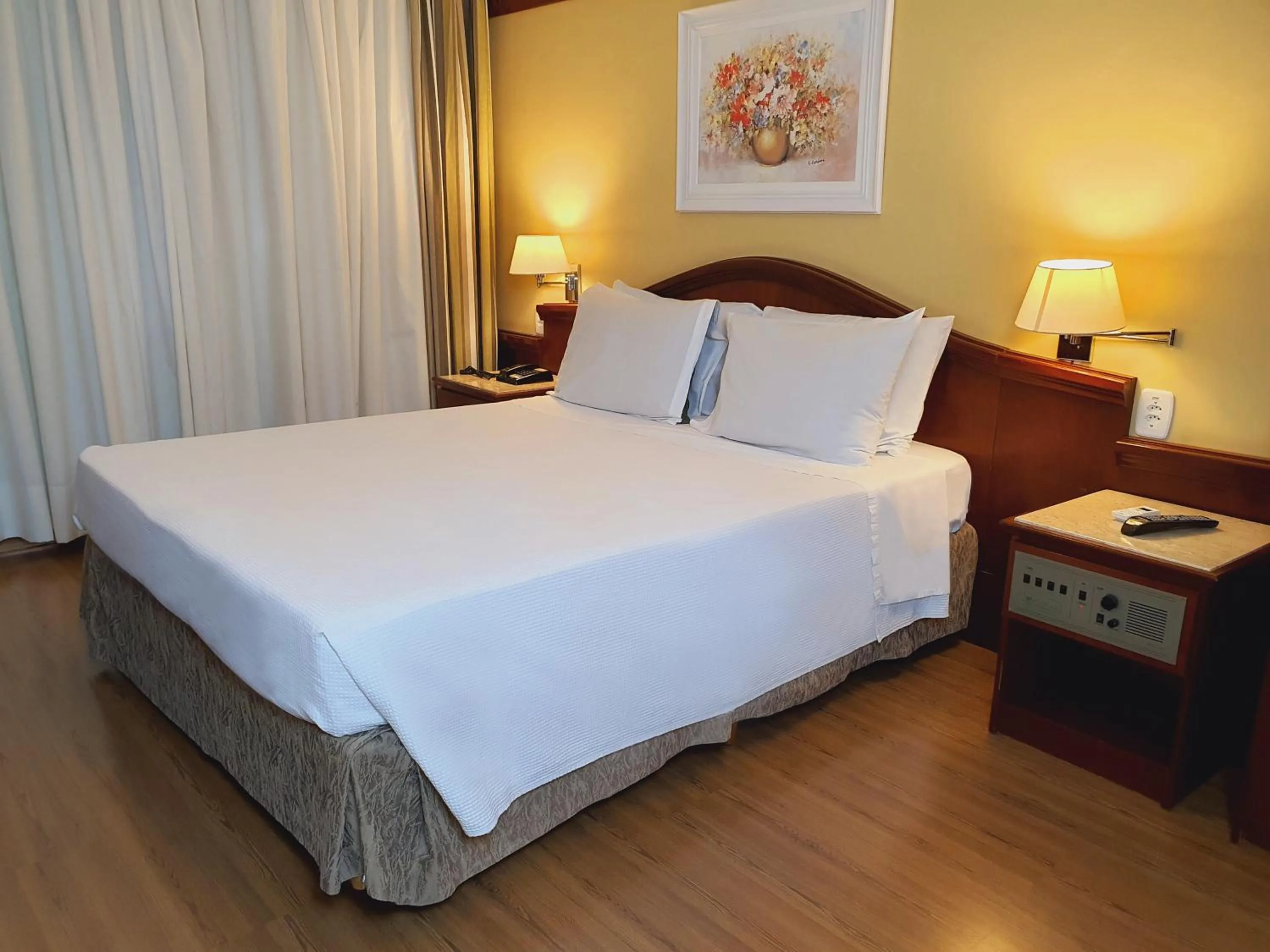 Bed in Jandaia Turismo Hotel