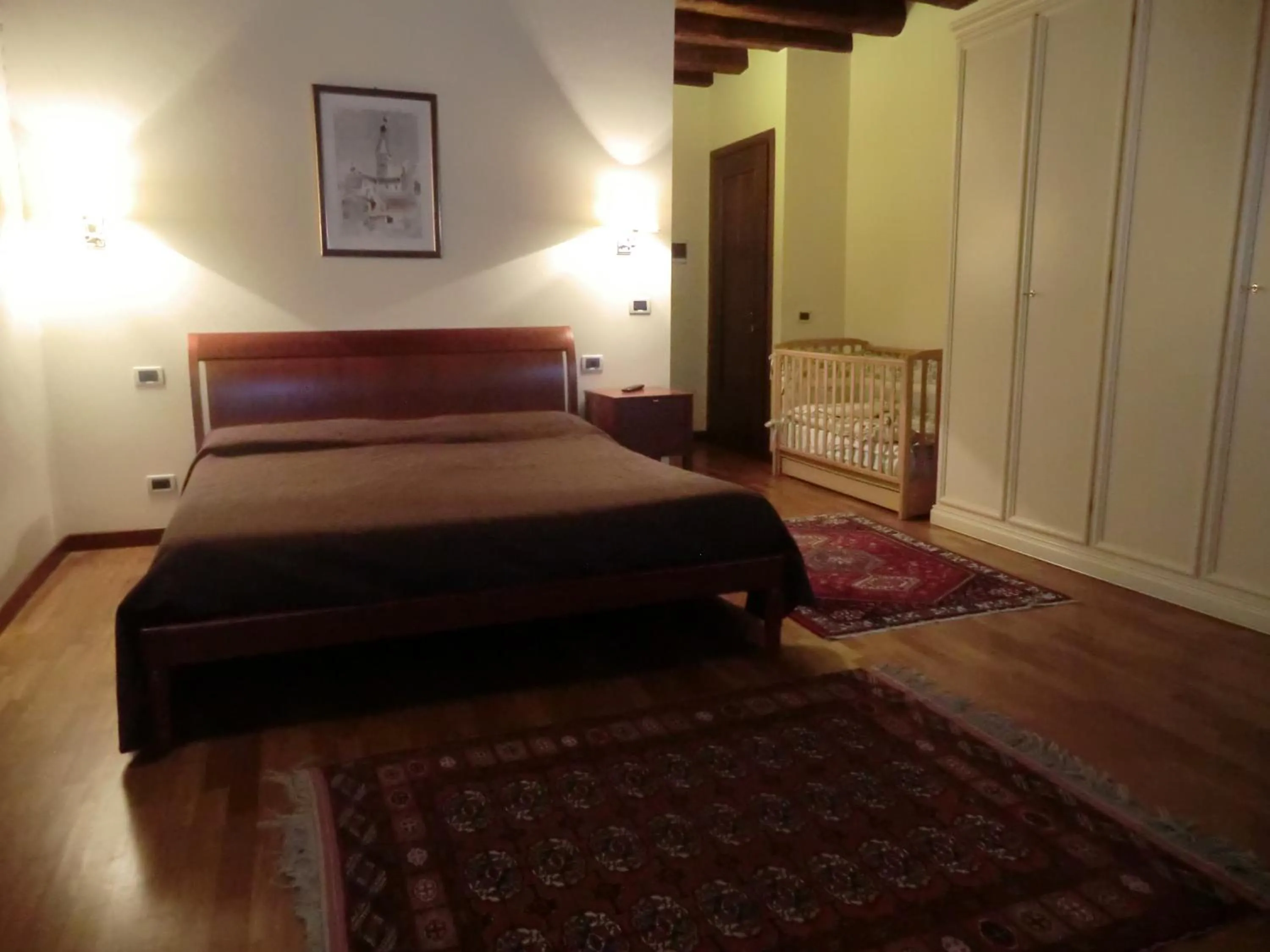 Bed in Valentino b&b