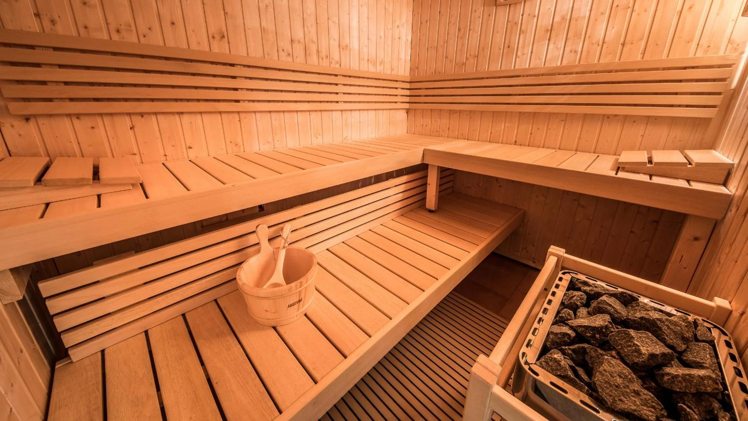Sauna in La Maison de Rhodes Hôtel & Spa