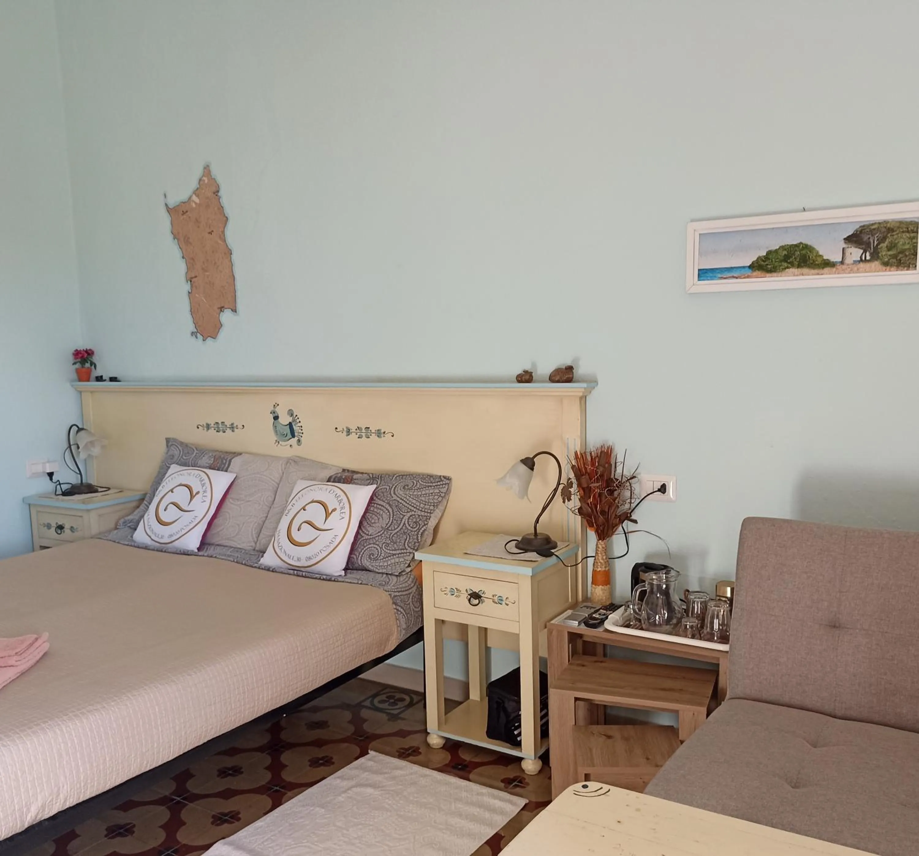 Bedroom, Bed in B&B Eleonora D'Arborea, Centro Storico