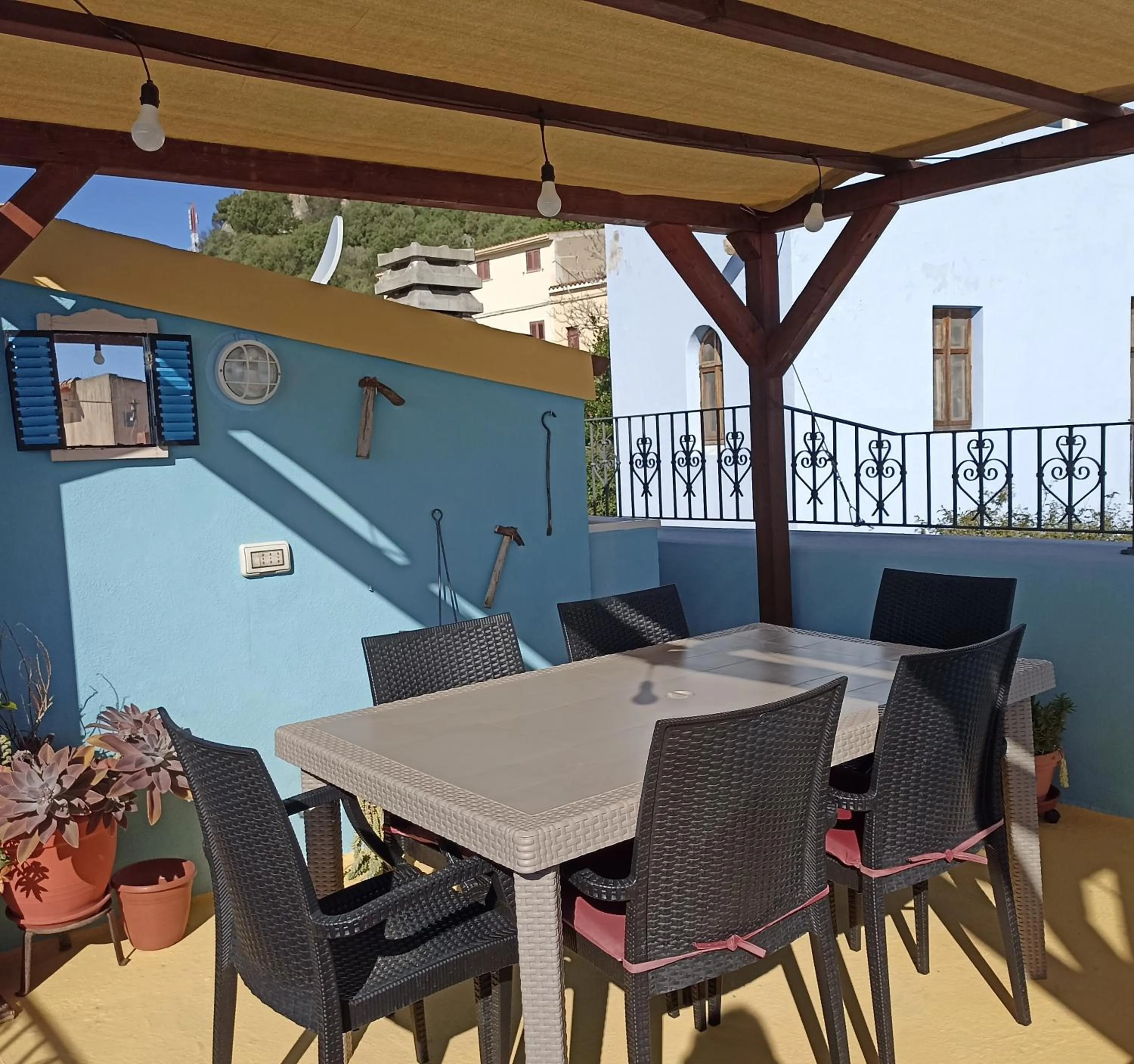 Balcony/Terrace in B&B Eleonora D'Arborea, Centro Storico