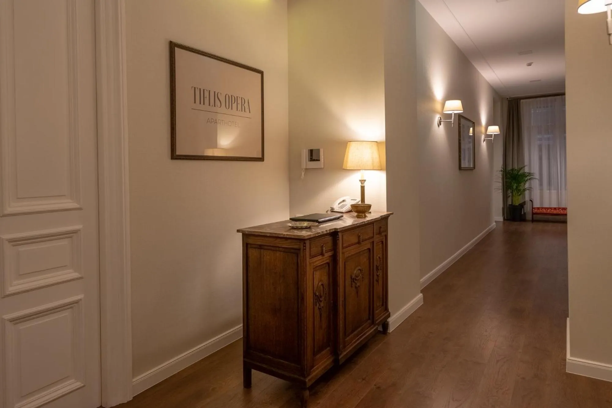 Lobby or reception in TIFLIS OPERA Aparthotel