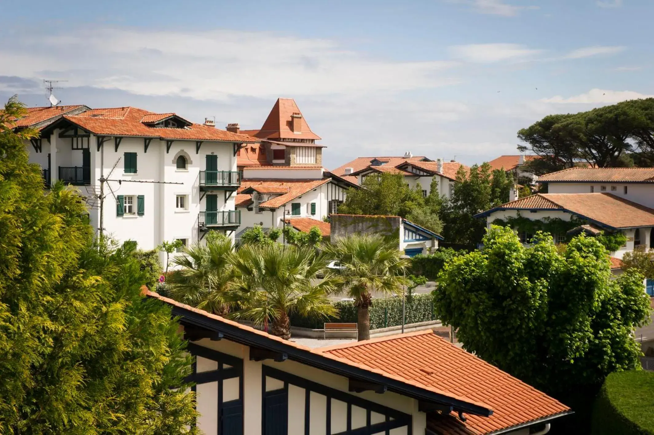 Garden view in Hôtel & Résidence Vacances Bleues Orhoïtza Garden view in Hôtel & Résidence Vacances Bleues Orhoïtza