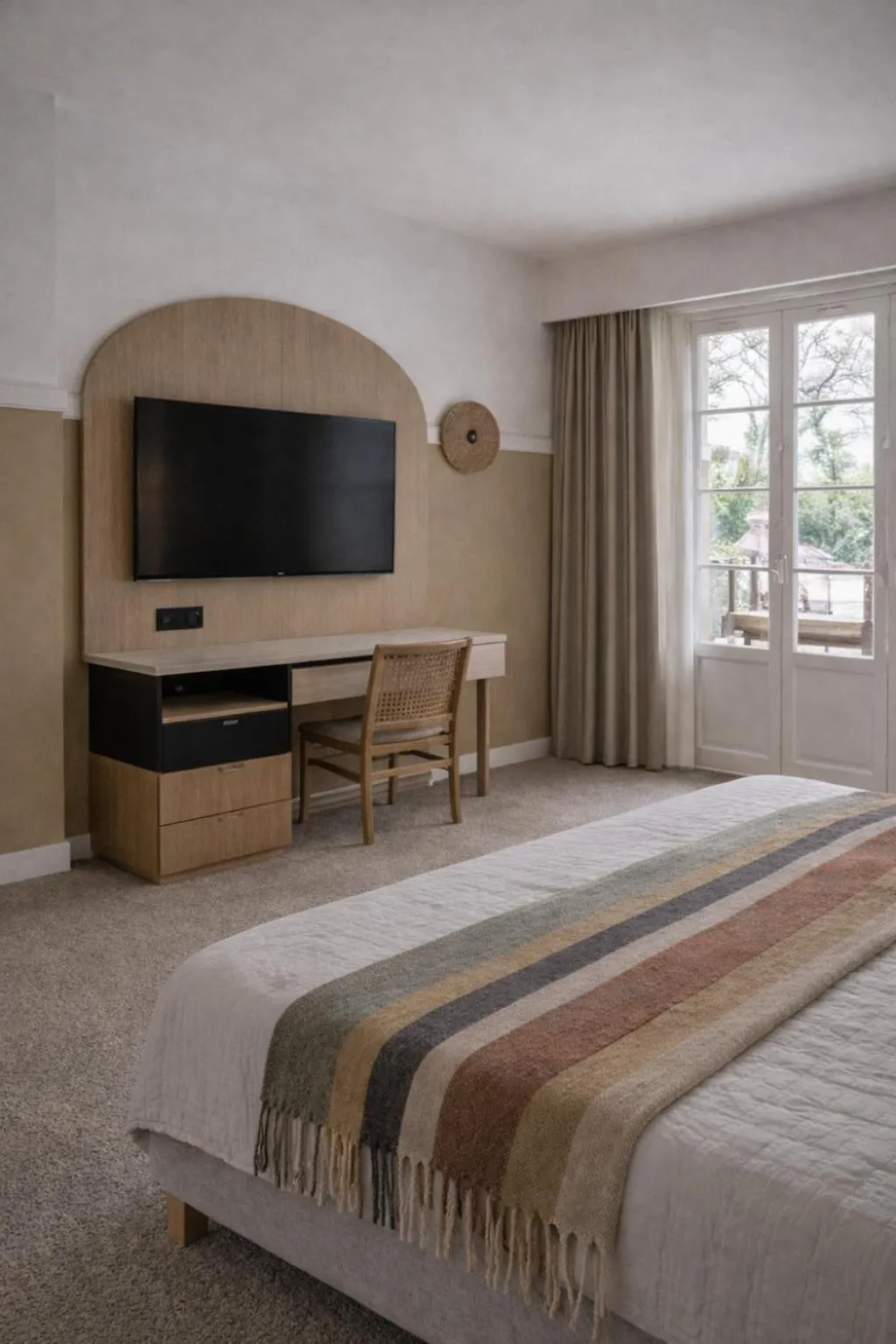 Bed in Hôtel & Résidence Vacances Bleues Orhoïtza