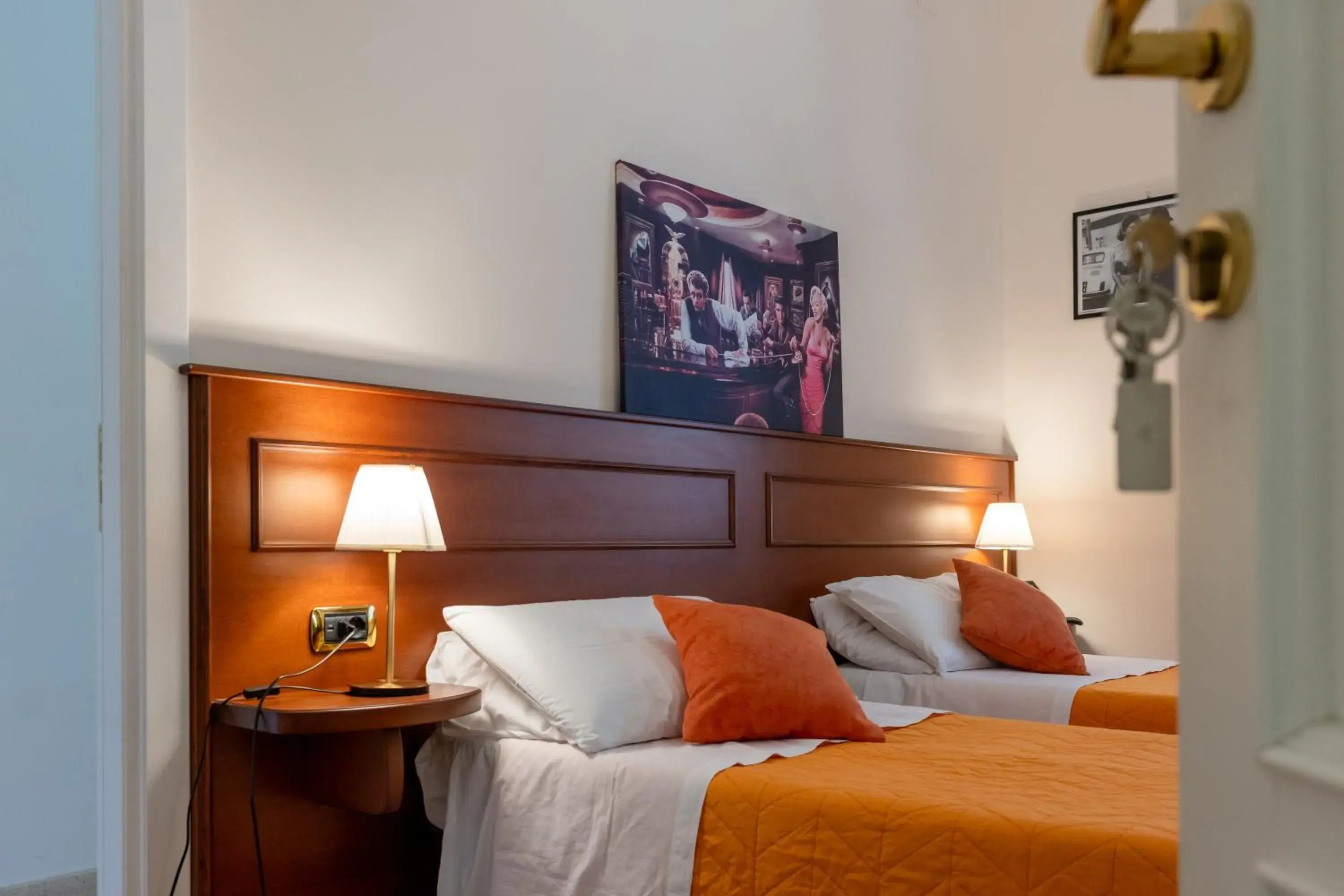 Twin Room with Private Bathroom in Vittoria Guest House Battipaglia Twin Room with Private Bathroom in Vittoria Guest House Battipaglia