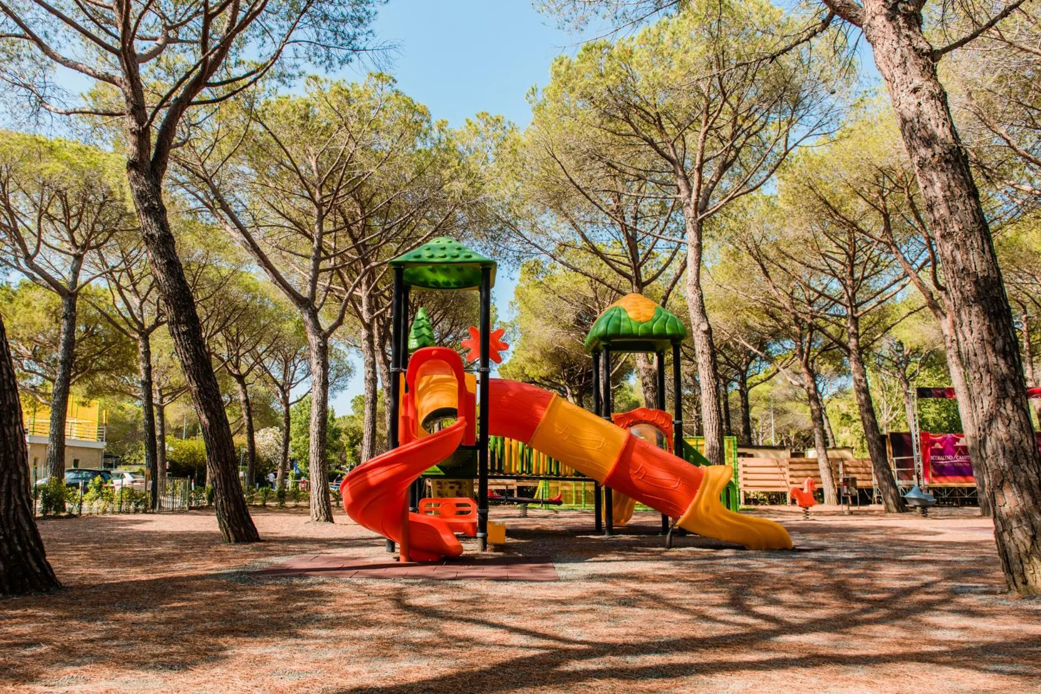 Children play ground in Camping Arcobaleno
