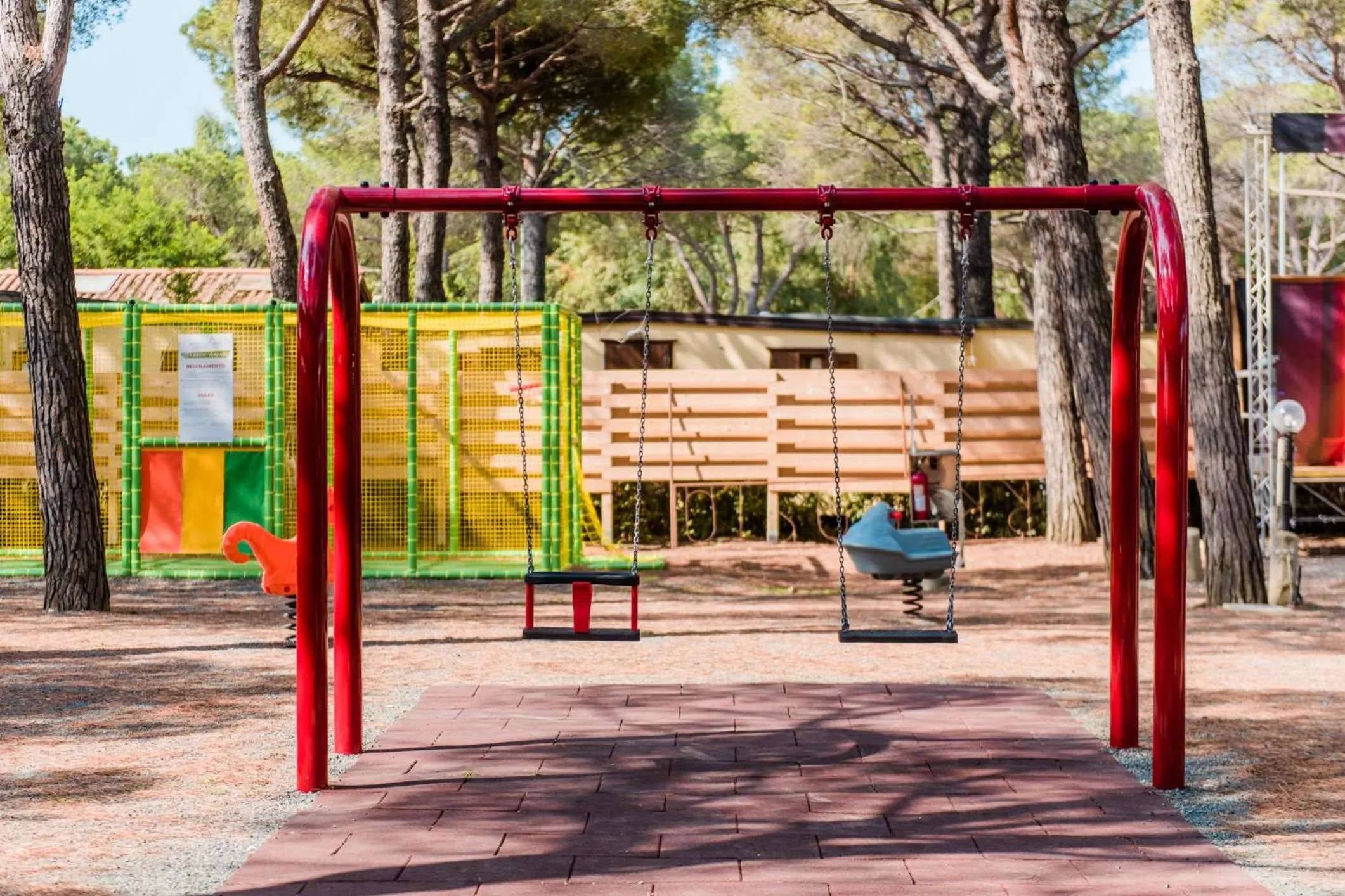 Children play ground in Camping Arcobaleno