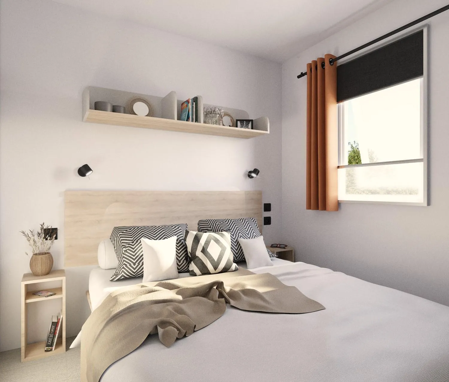Bed in Camping Arcobaleno