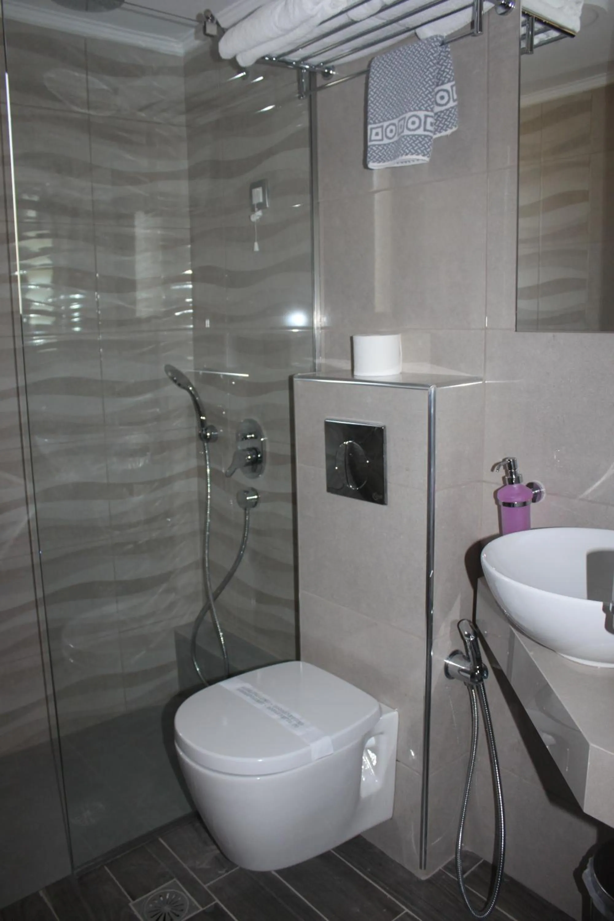 Shower in Sunny Suites