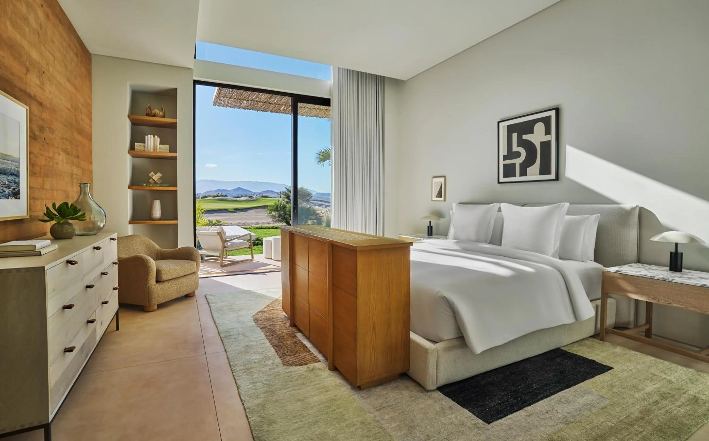 Bedroom, Bed in Four Seasons Resort Los Cabos