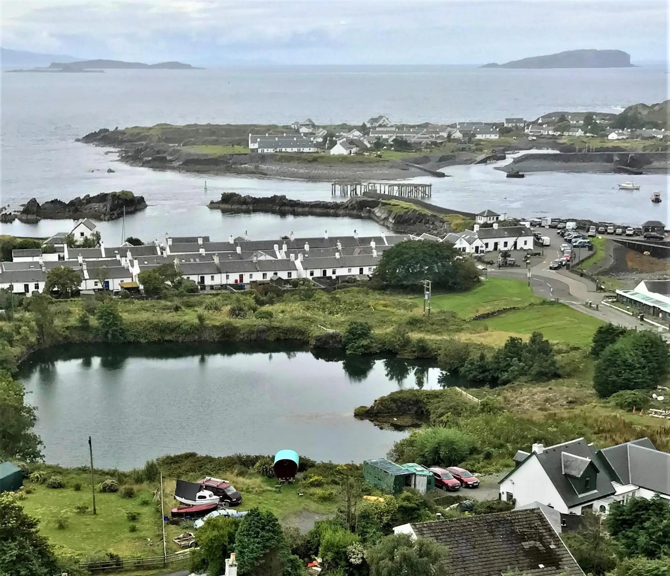 Bird's eye view in Garragh Mhor