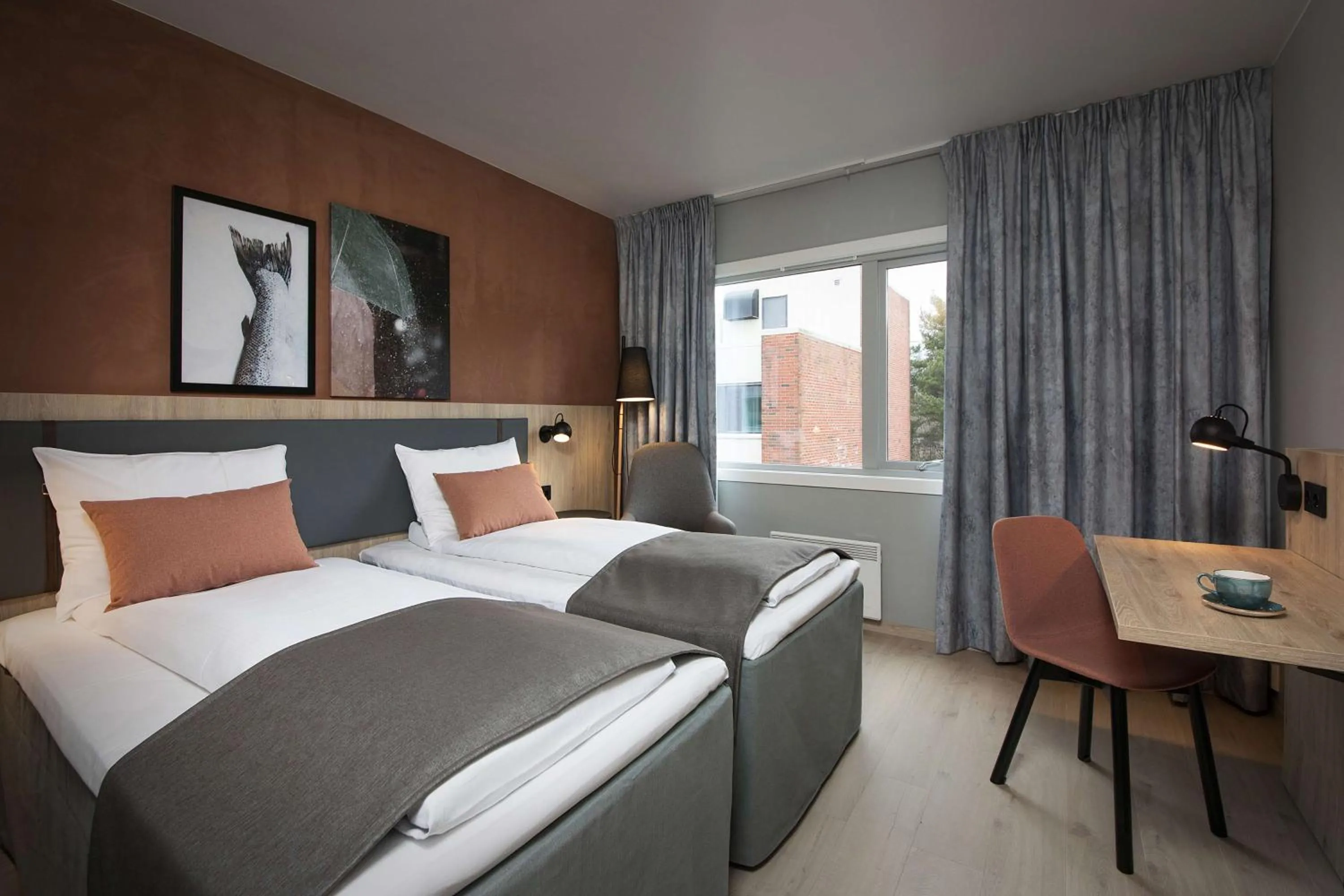 Photo of the whole room, Bed in Scandic Kokstad