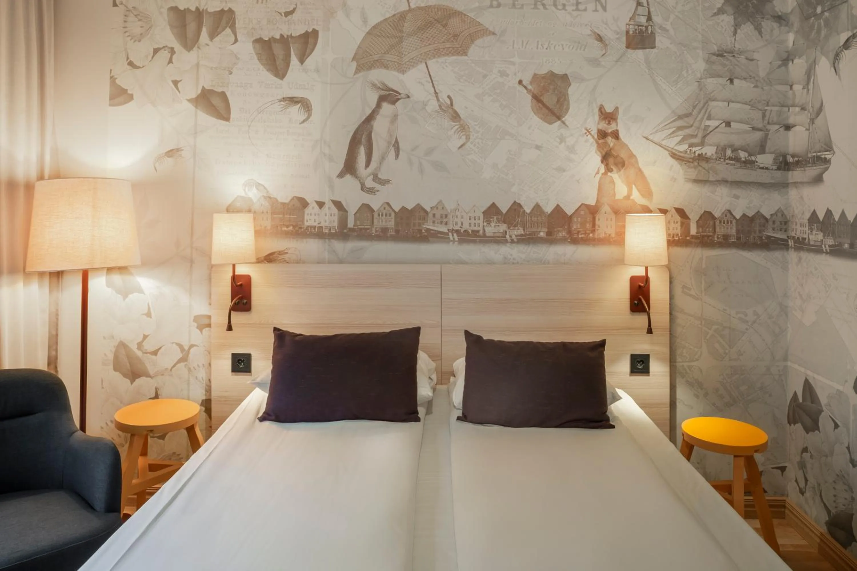 Bed in Scandic Kokstad