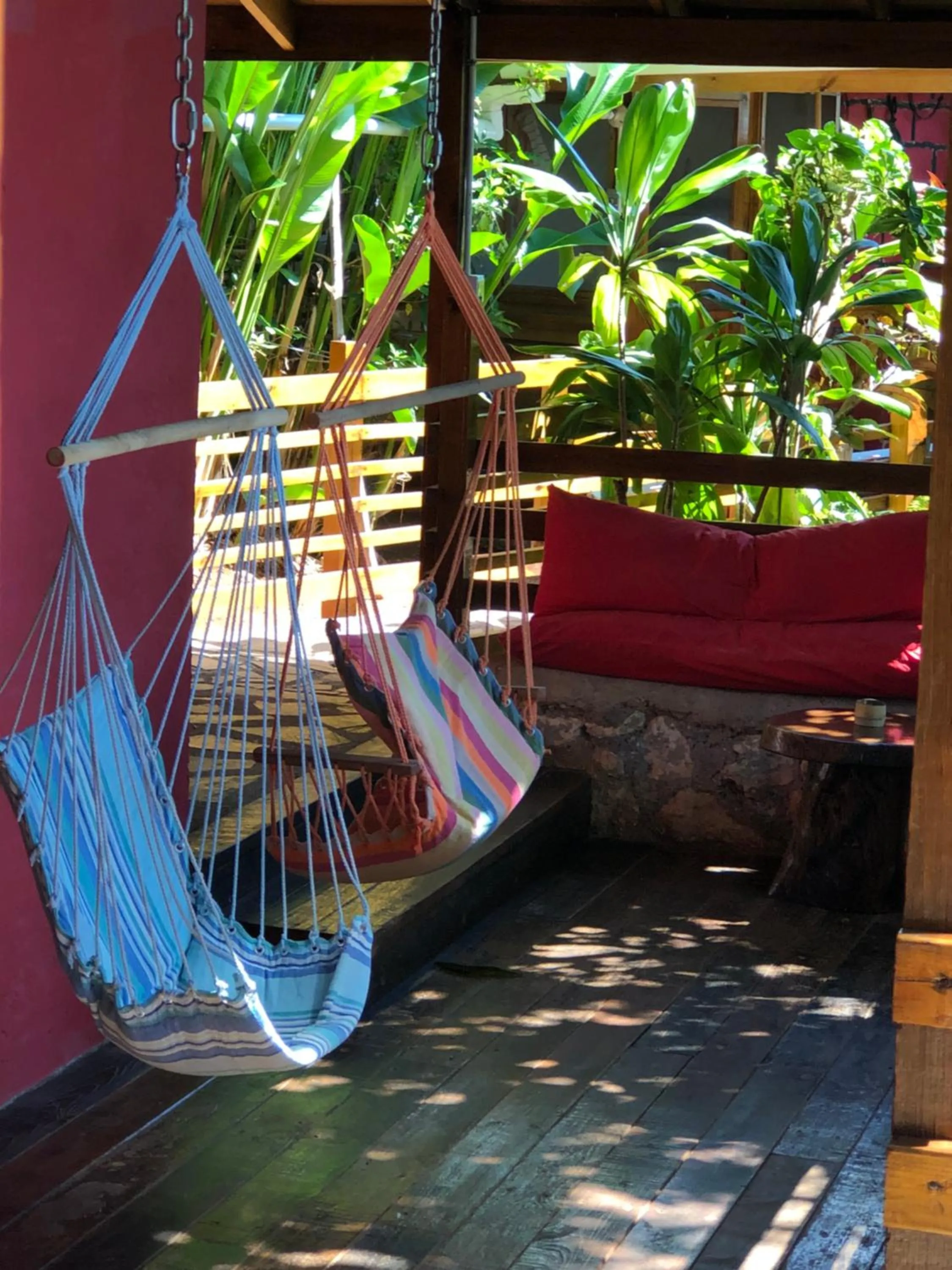 Garden view in Da Fabio