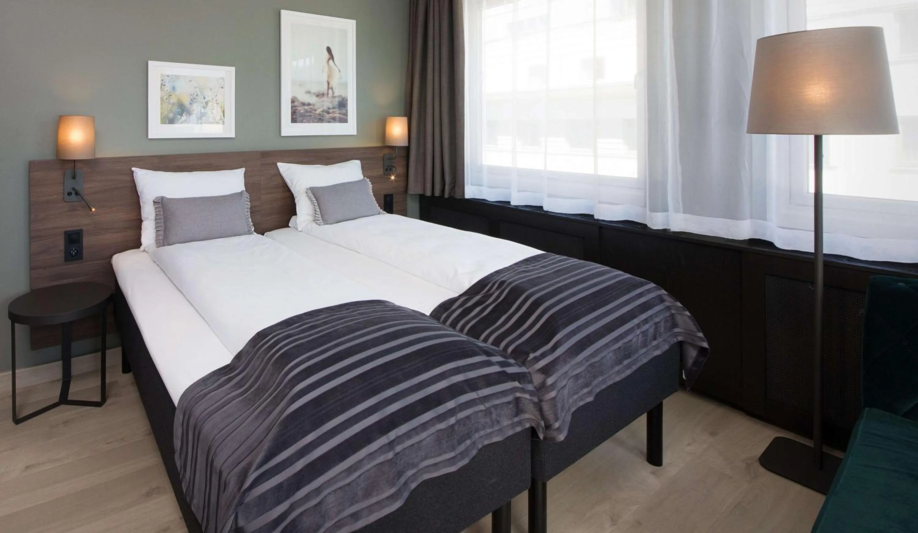 Photo of the whole room, Bed in Scandic Bergen City